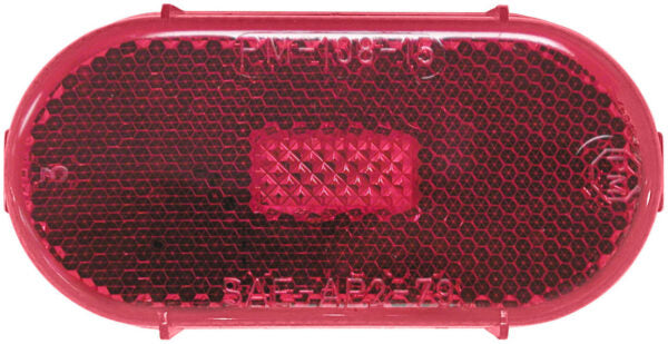 Peterson Incandescent Marker/Clearance Light- Red, Oblong