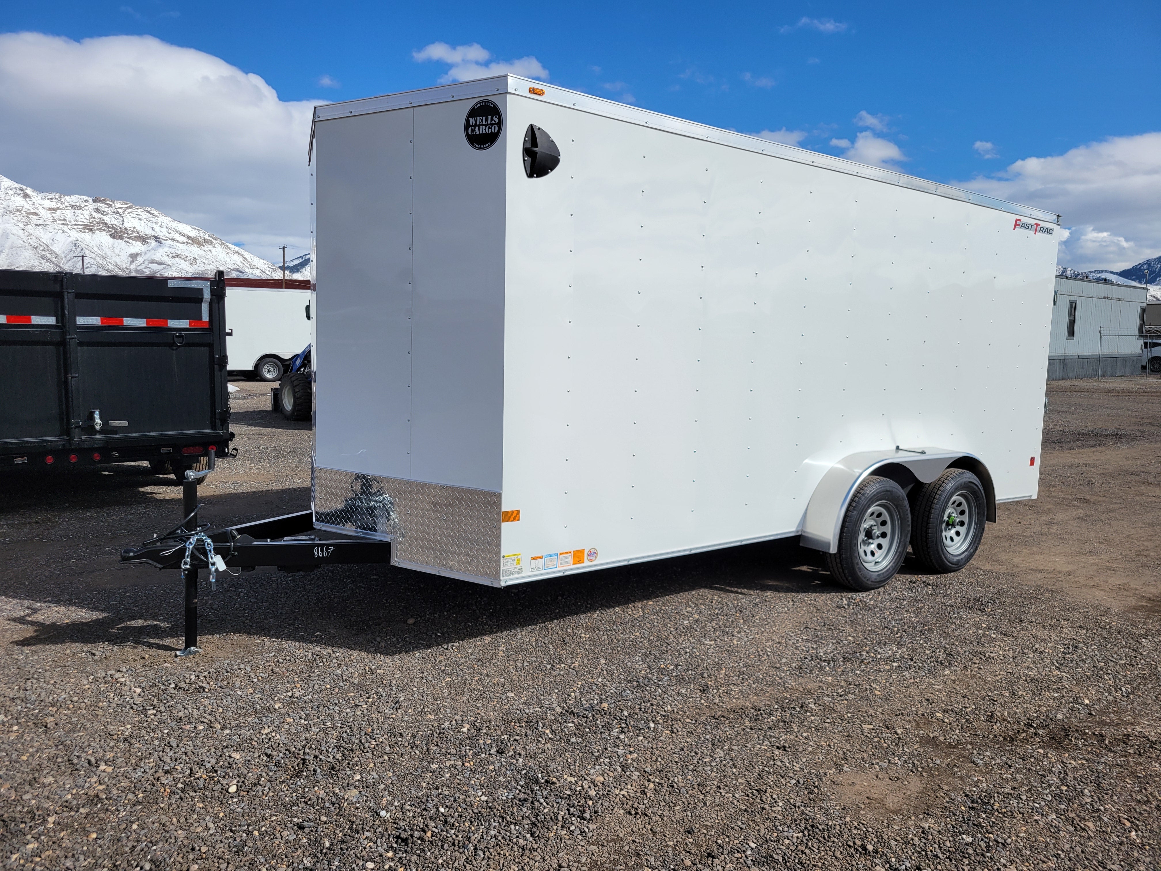 2025 Wells Cargo 7 x 16 Deluxe Enclosed Trailer