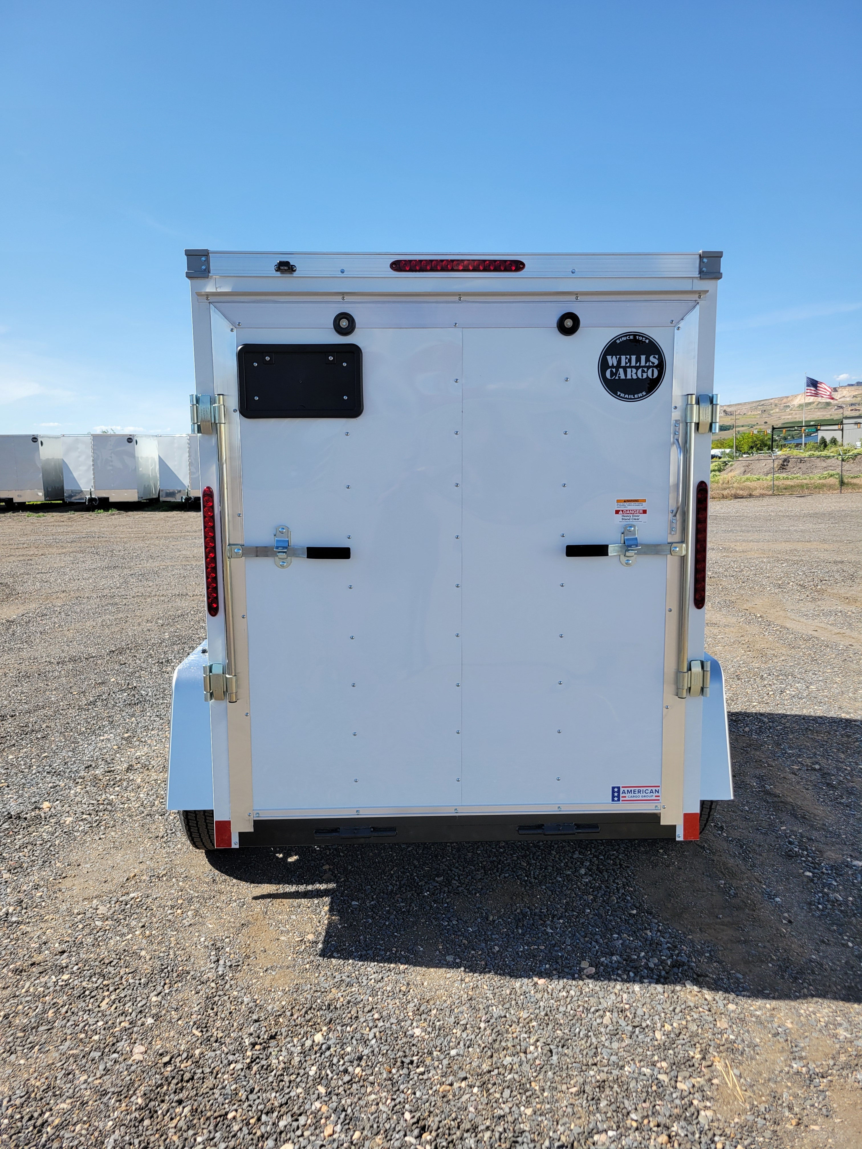 2025 Wells Cargo 5 x 8 Enclosed Trailer