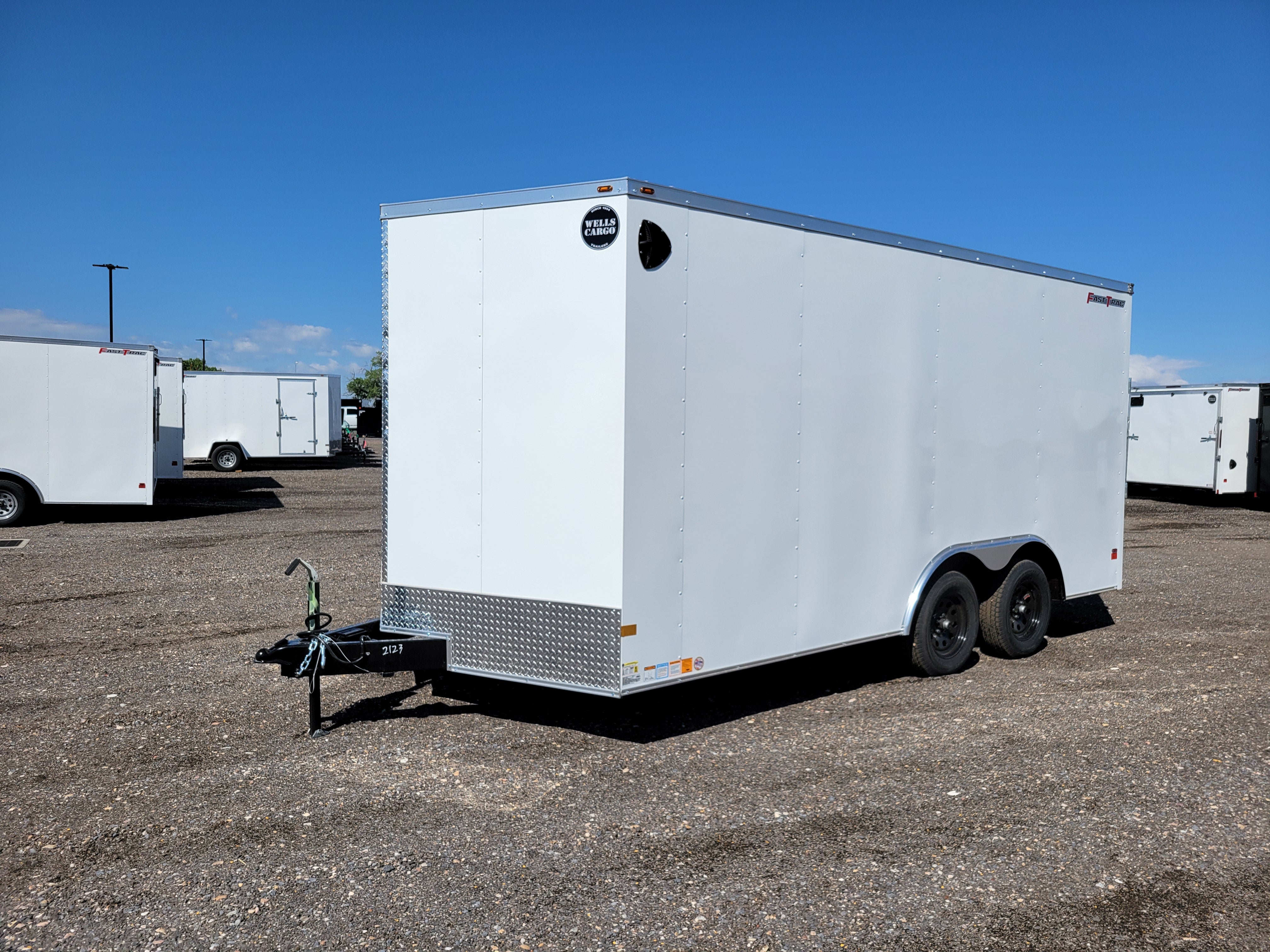 2025 Wells Cargo 8.5 x 16 Deluxe Enclosed Trailer