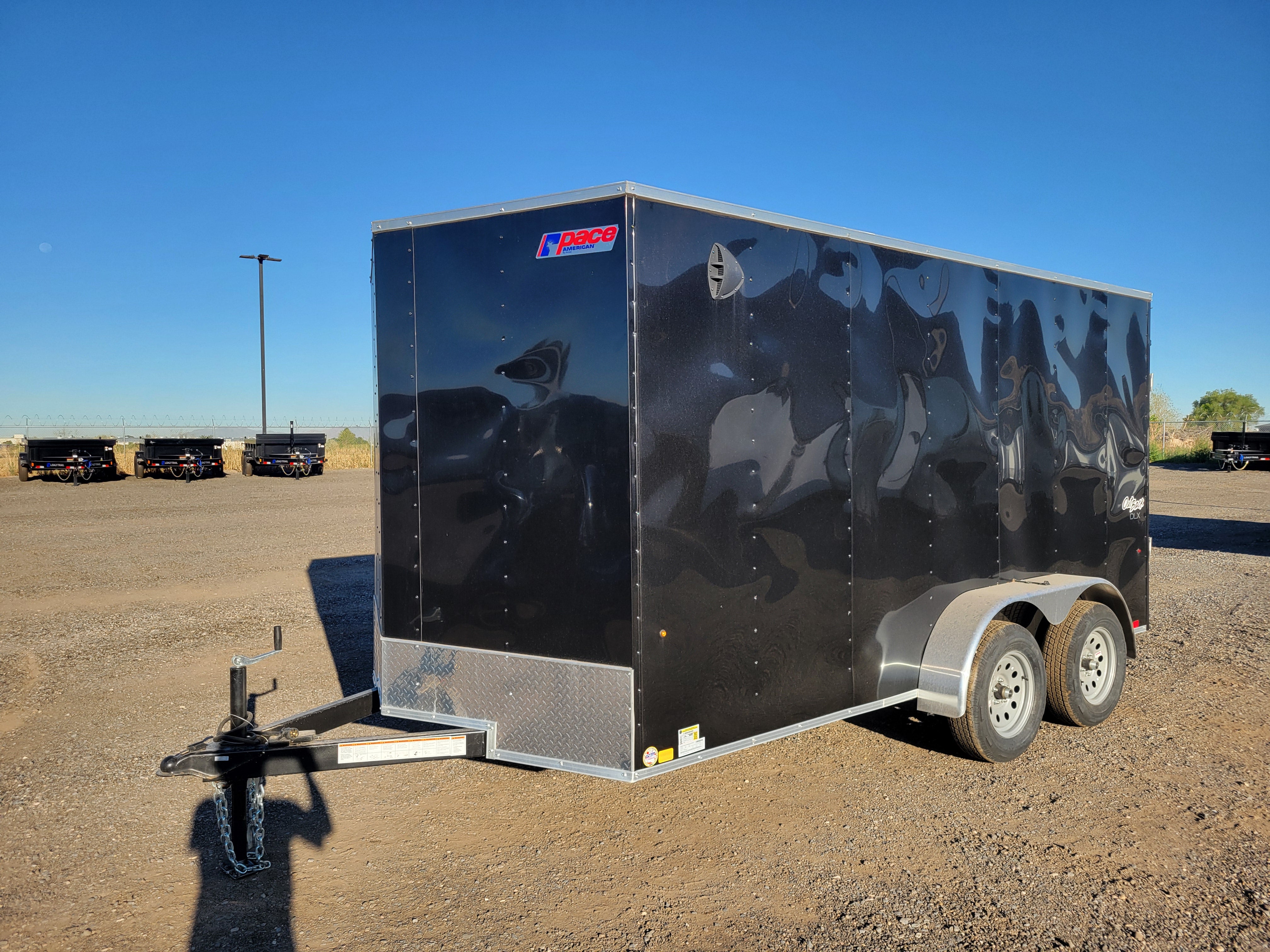 2025 Pace 7 x 14 Deluxe Enclosed Trailer
