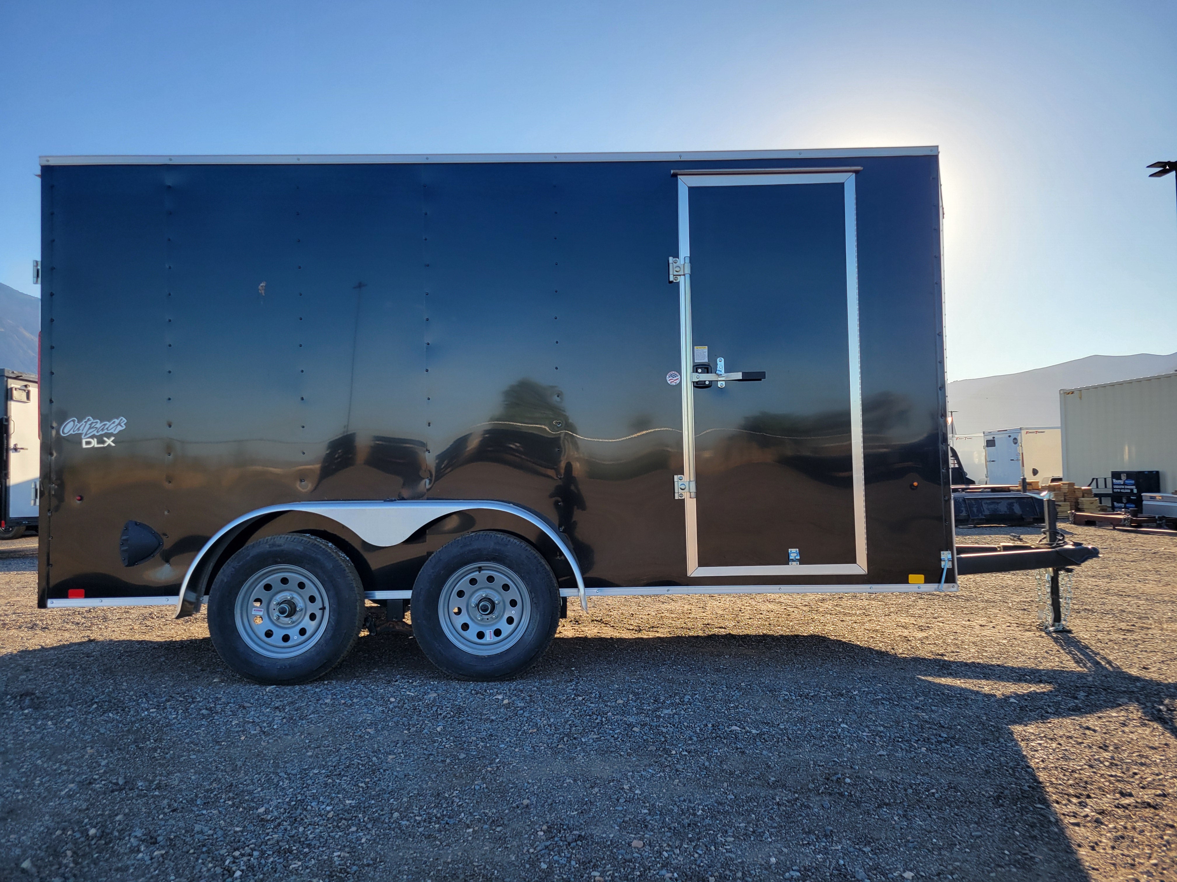 2025 Pace 7 x 14 Deluxe Enclosed Trailer