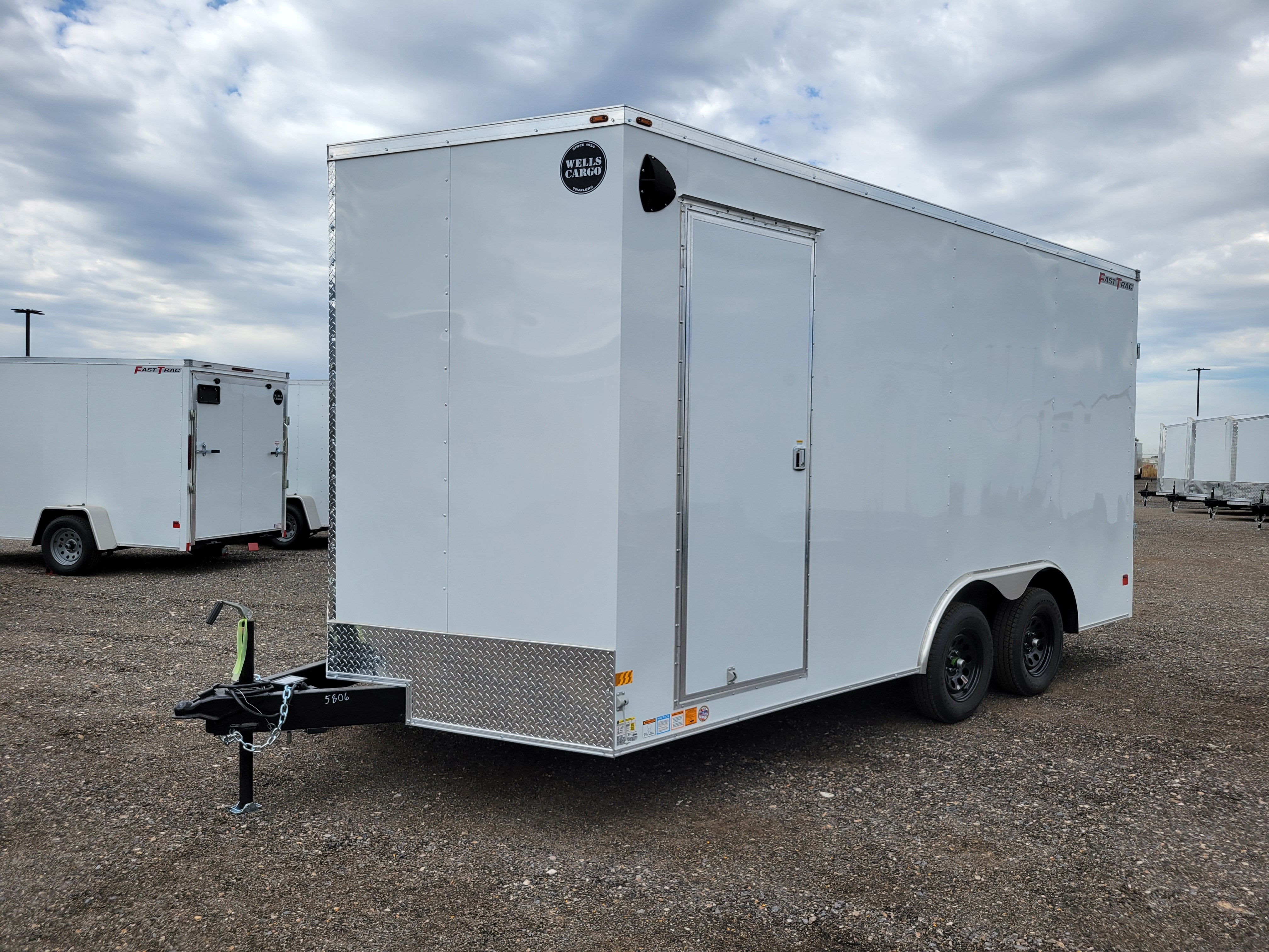 2026 Wells Cargo 8.5 x 16 Deluxe Enclosed Trailer