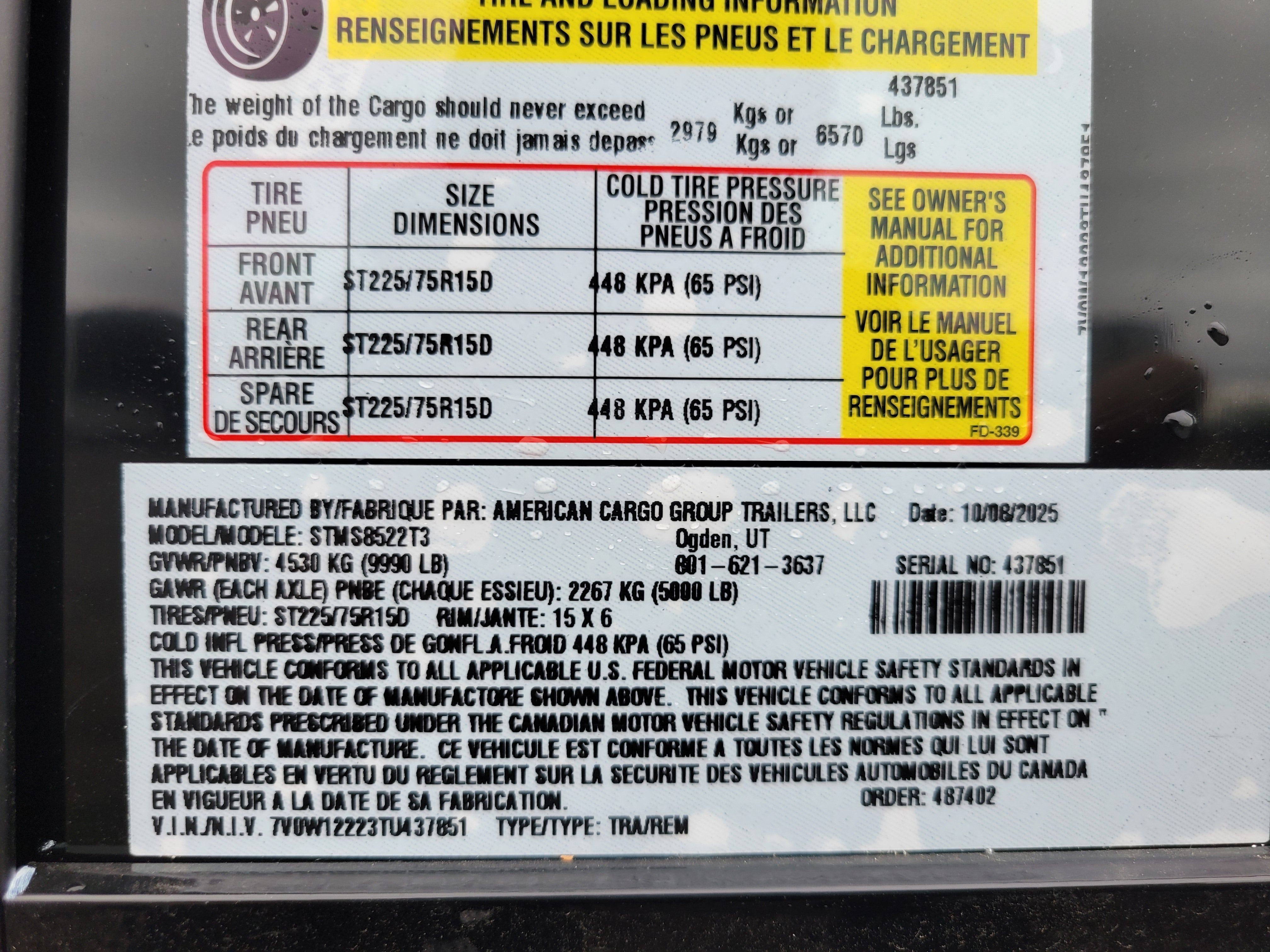 Wells Cargo 8.5 x 22 Enclosed Trailer