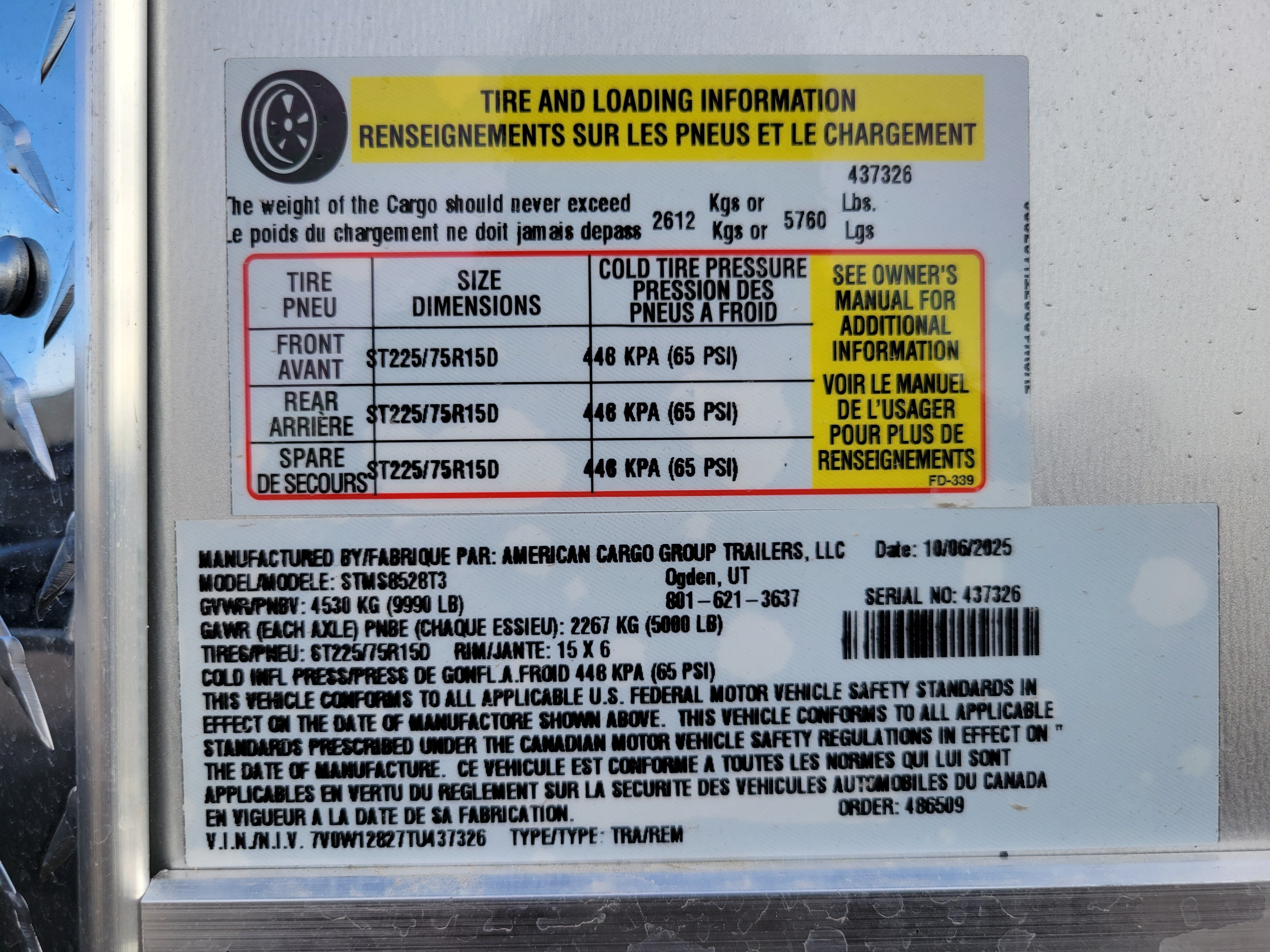 Wells Cargo 8.5 x 28 Enclosed Trailer