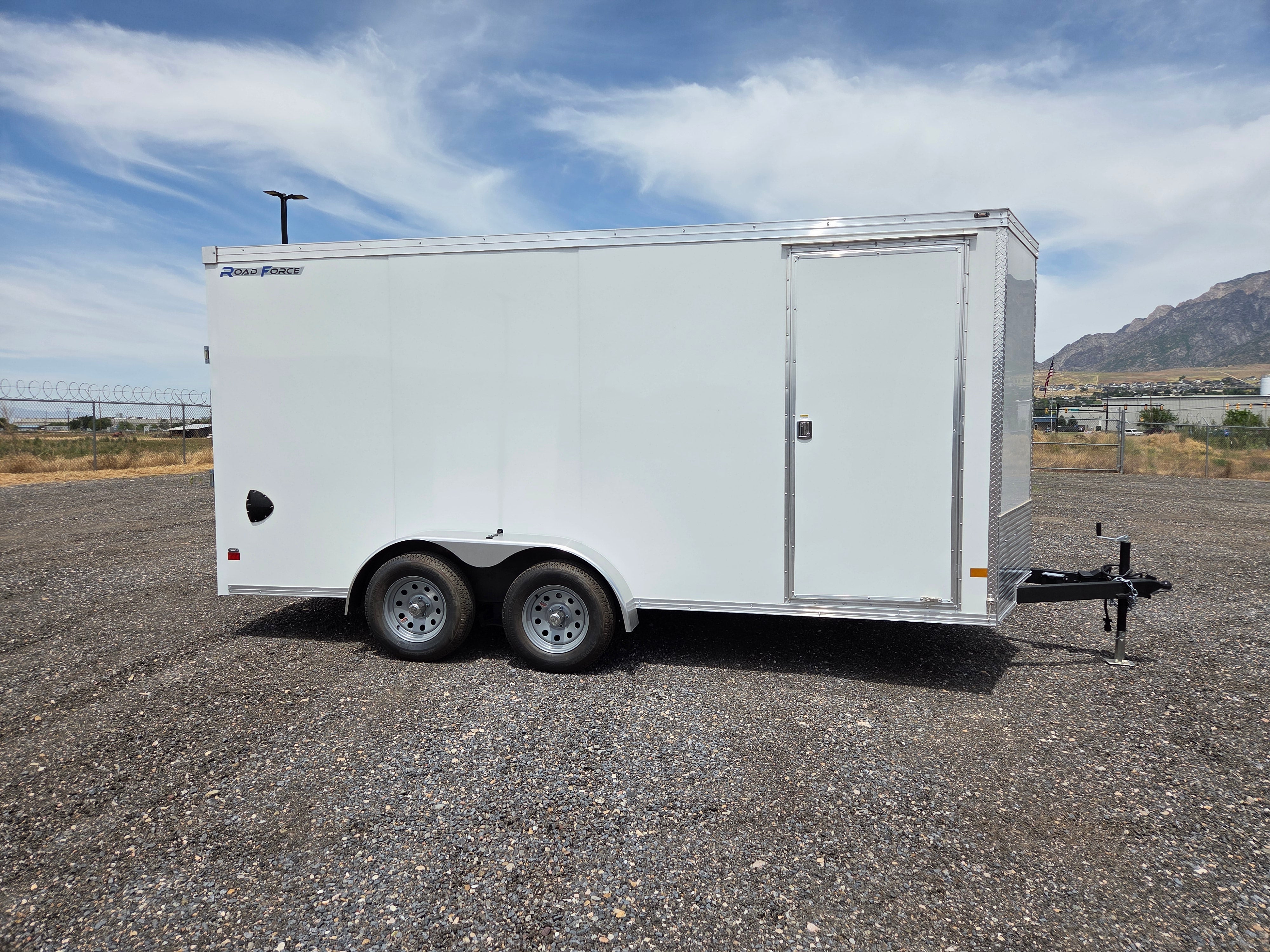 7 X 16 Wells Cargo Road Force Work Grade Enclosed Trailer