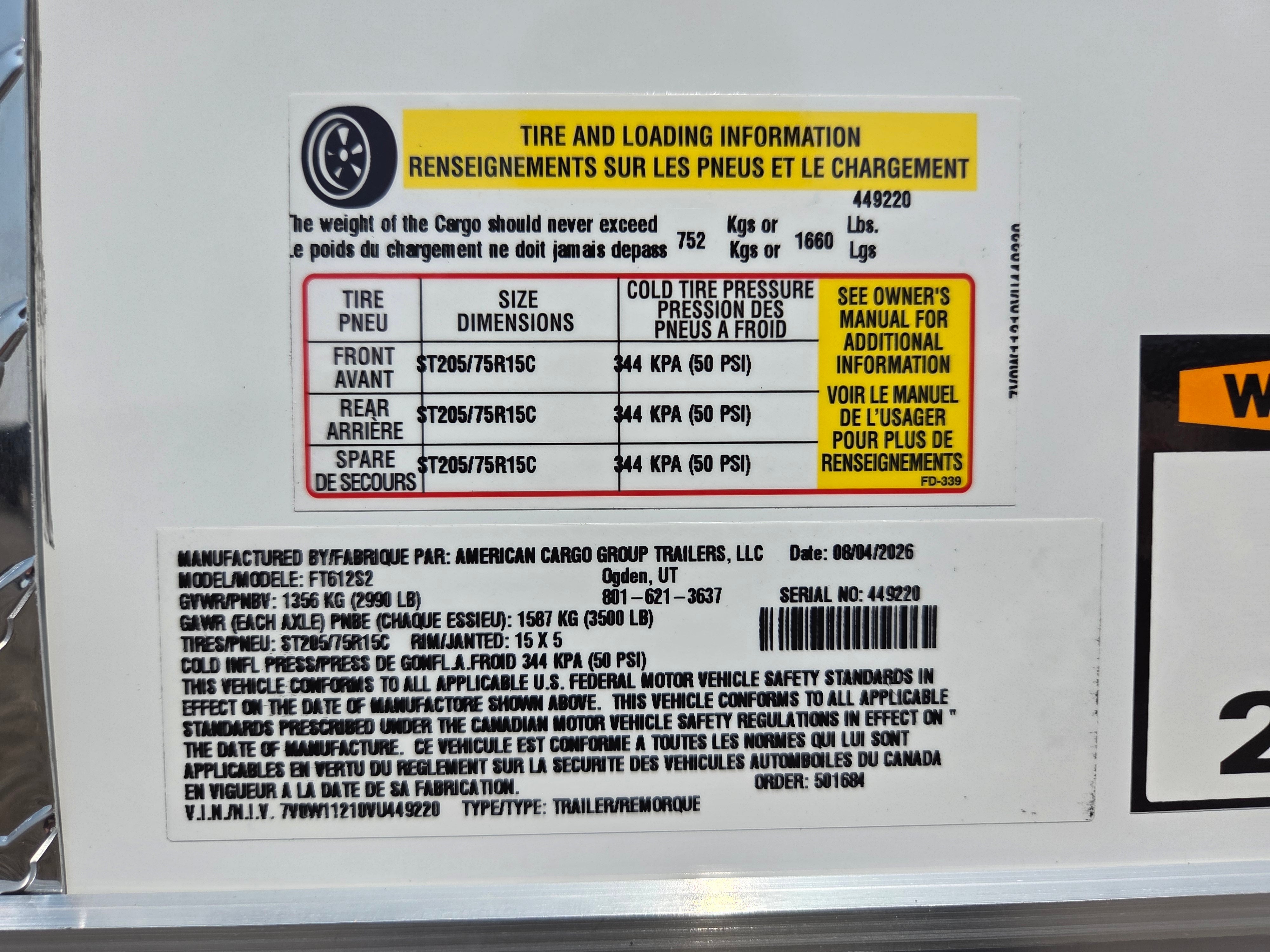 Wells Cargo 6x12 Enclosed