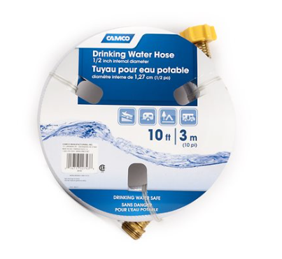 -SALE- Camco TastePURE 10' Drinking Water Hose - 1 / 2" ID