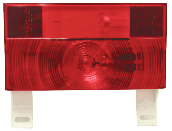 SALE - Peterson Incandescent Stop/Turn/Tail, Rectangular, w/ Reflex & License Light & Bracket