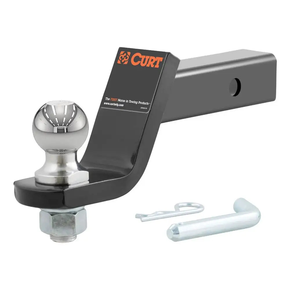 Curt Loaded Ball Mount with 2" Ball, 2" Shank, 4" Drop, 7,500lbs