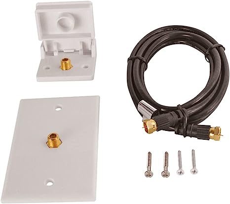 -SALE- RV Designer TV Hook Up Installation Kit- White