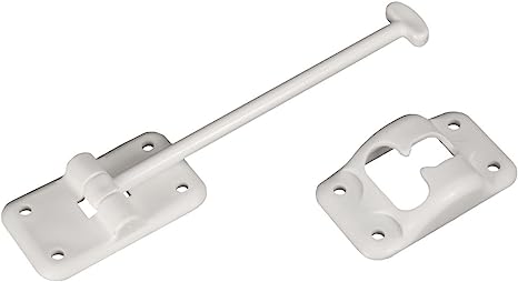 RV Designer Plastic Door Holder 6"- White