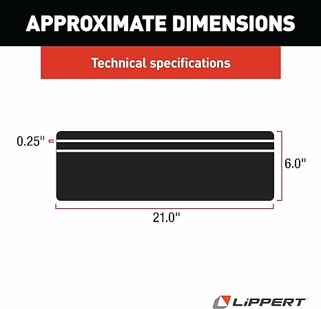 Kwikee Glow In The Dark Step Tread 6" X 21"