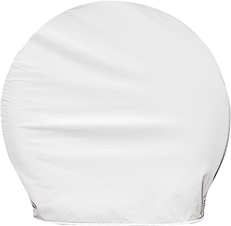 -SALE- Adco Ultra Tyre Gard Wheel Cover White Single Axle 33"-35"
