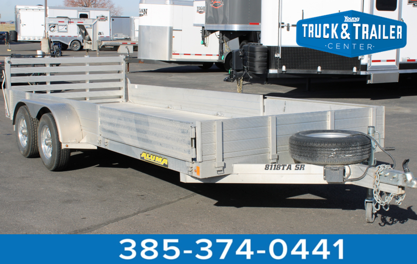 Used 18' Aluminum Utility Trailer