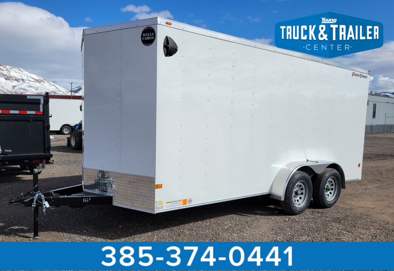 2025 Wells Cargo 7 x 16 Deluxe Enclosed Trailer