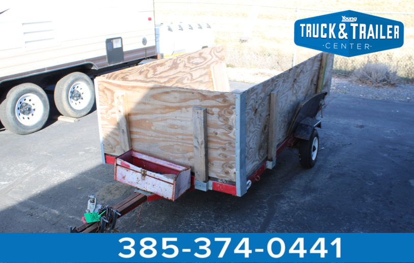 Homemade 4 x 8' Flatbed Trailer