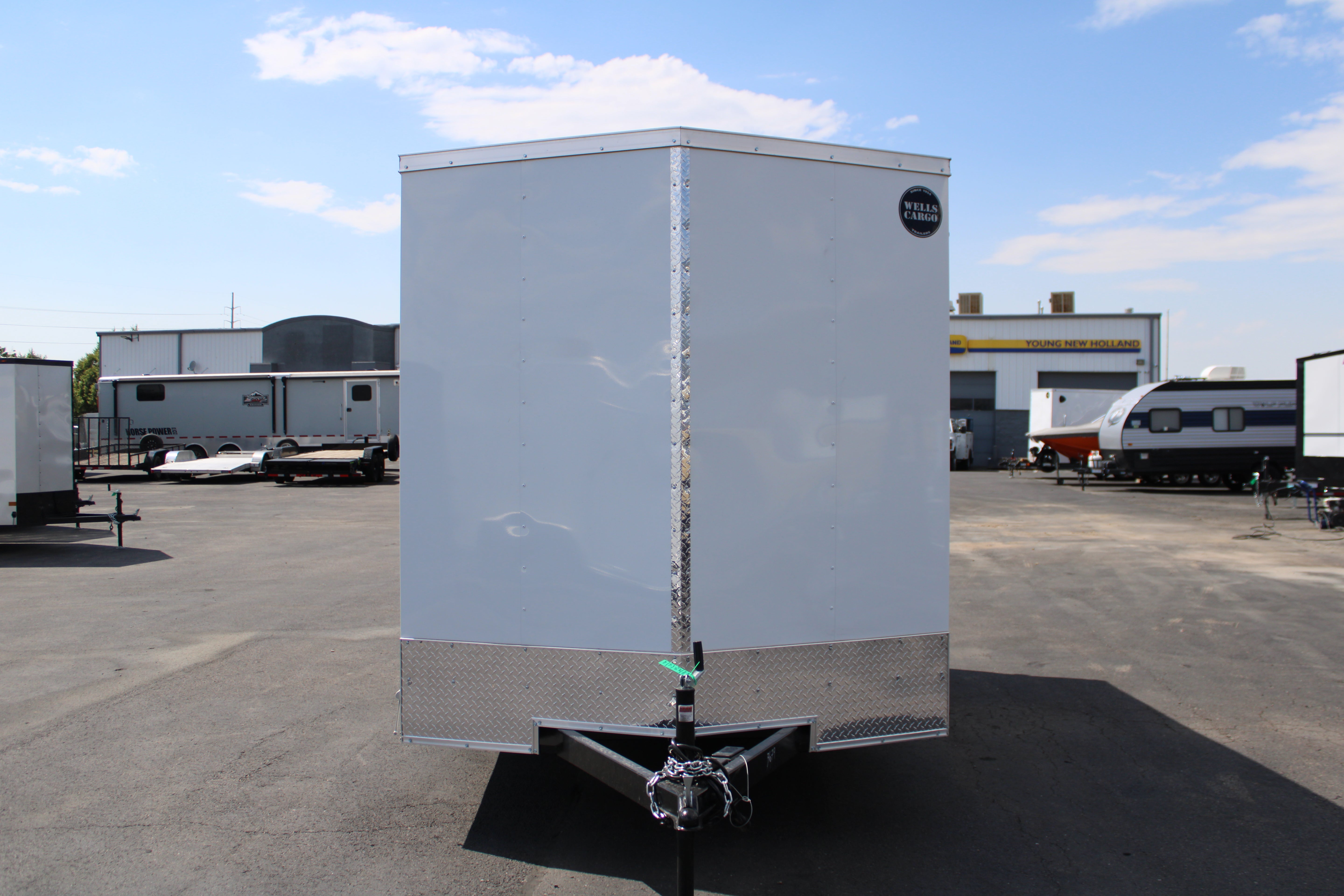 2025 Wells Cargo 7 x 12 Deluxe Enclosed Trailer
