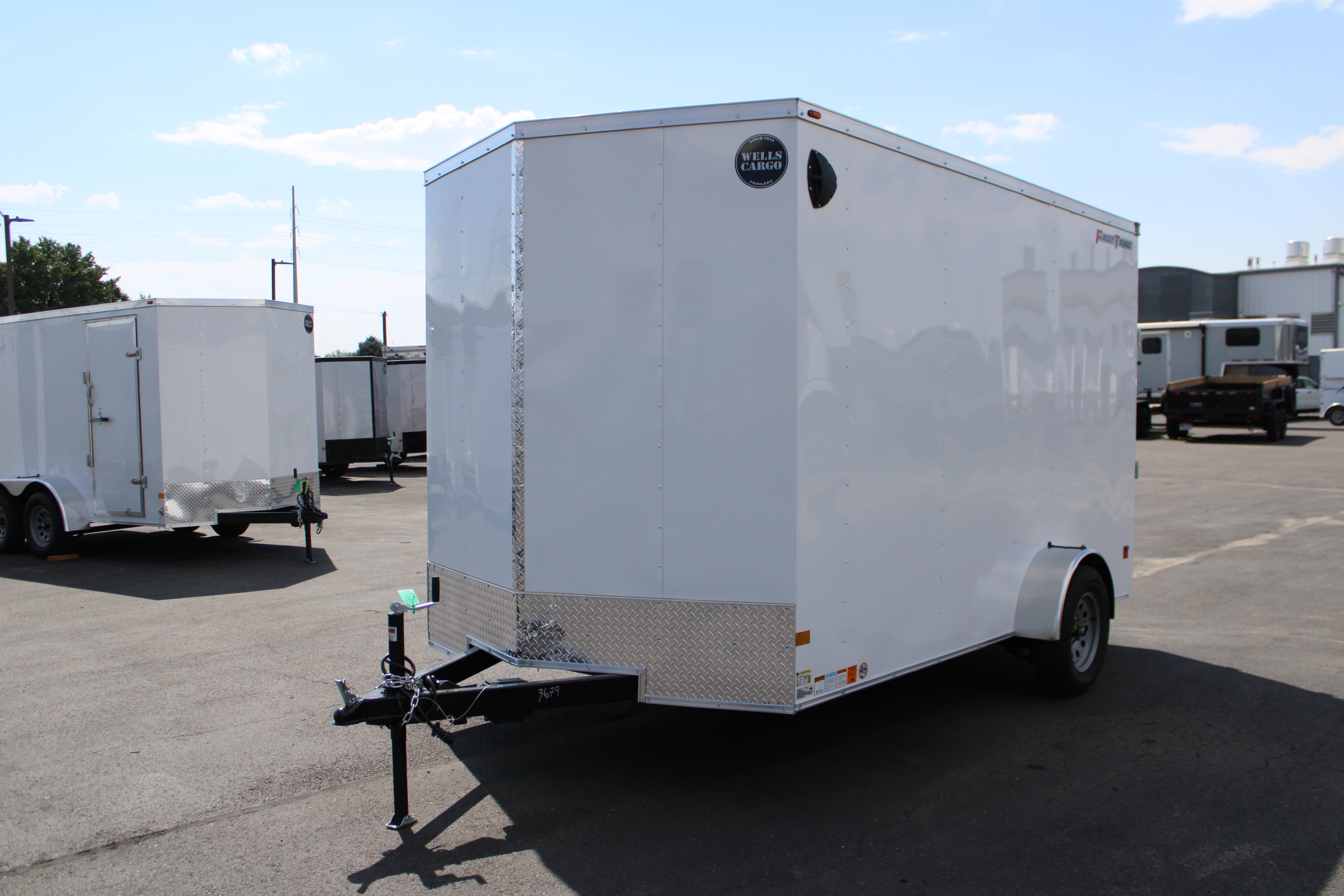 2025 Wells Cargo 7 x 12 Deluxe Enclosed Trailer
