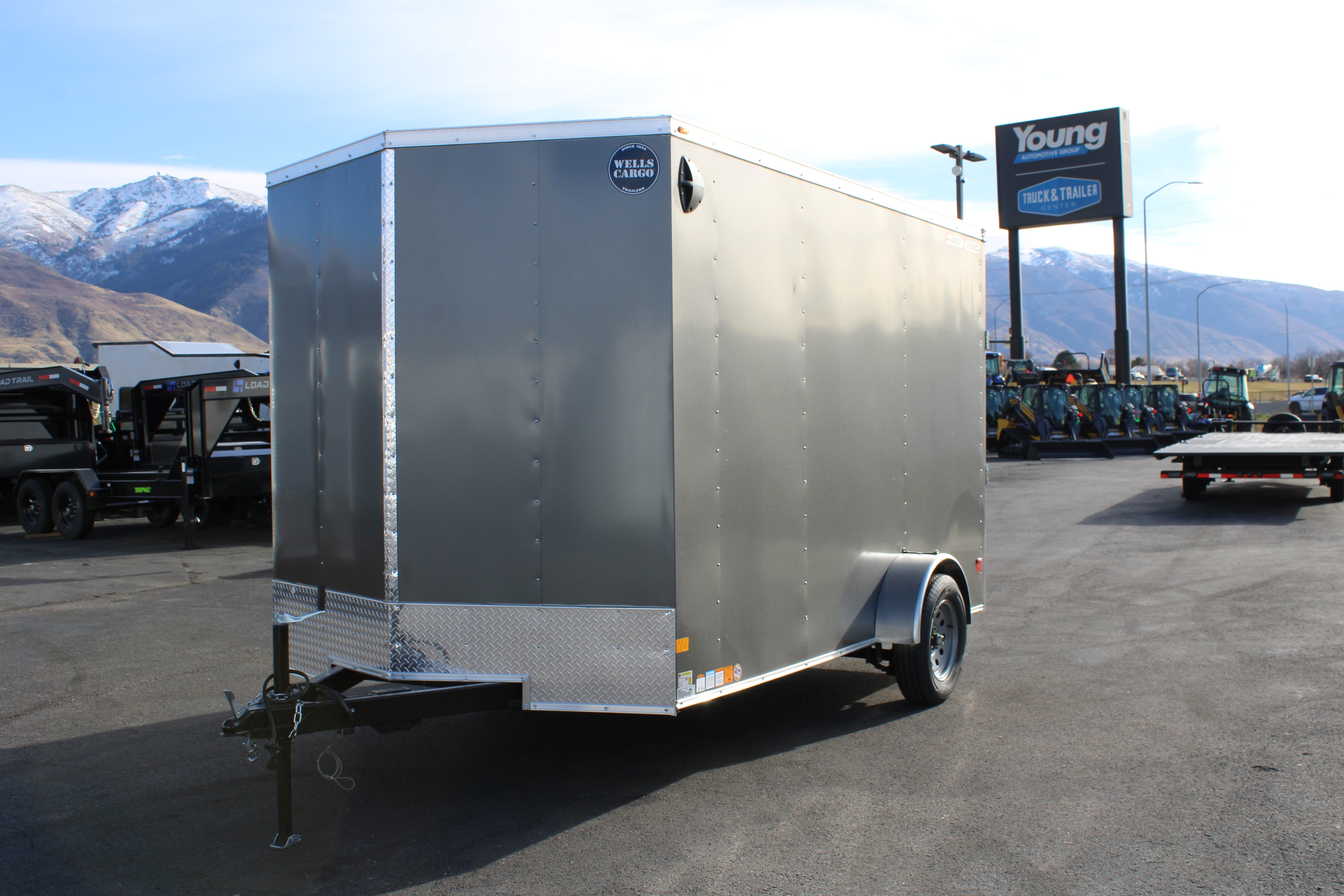 Wells Cargo 7 x 12 Deluxe Enclosed Trailer