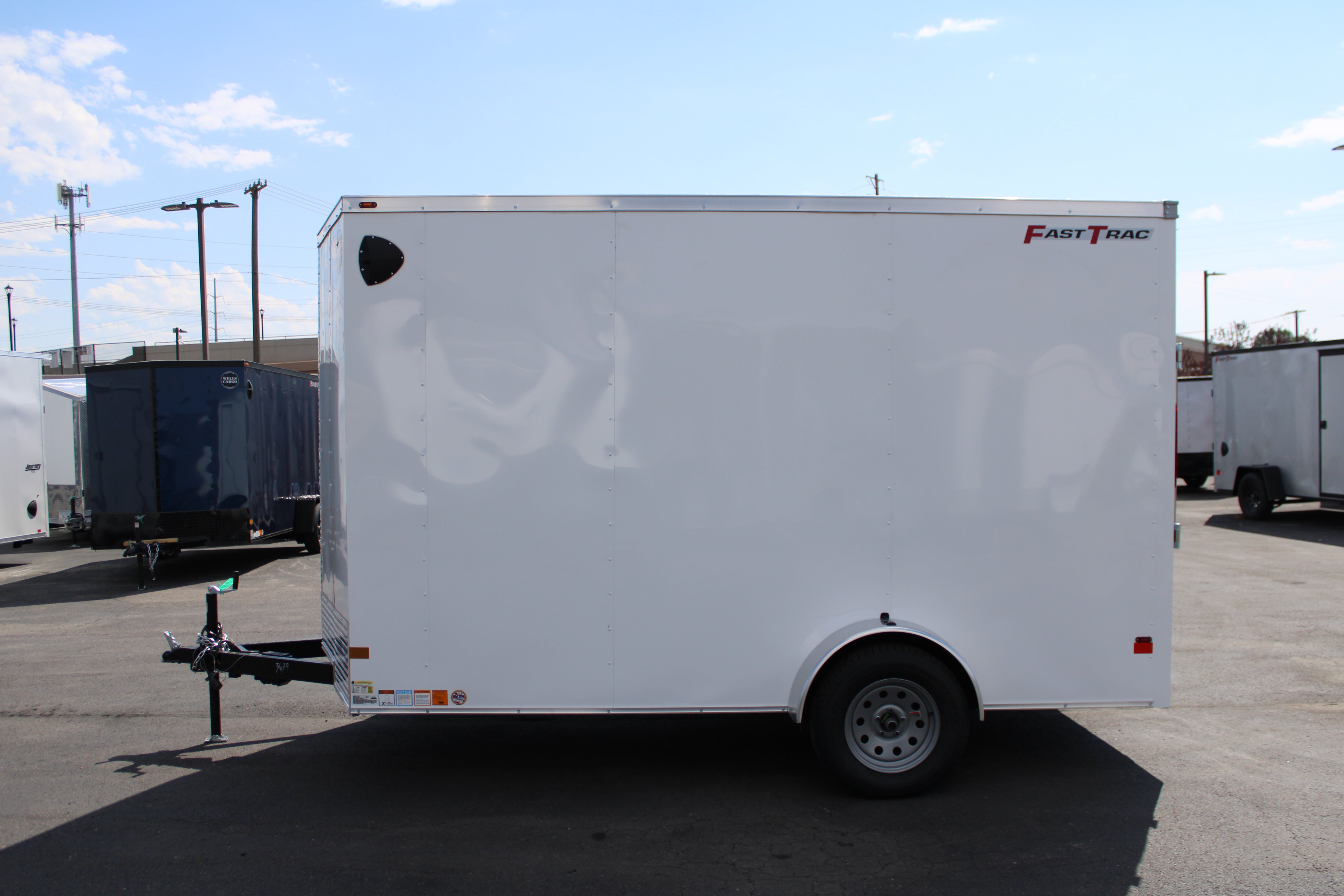 2025 Wells Cargo 7 x 12 Deluxe Enclosed Trailer