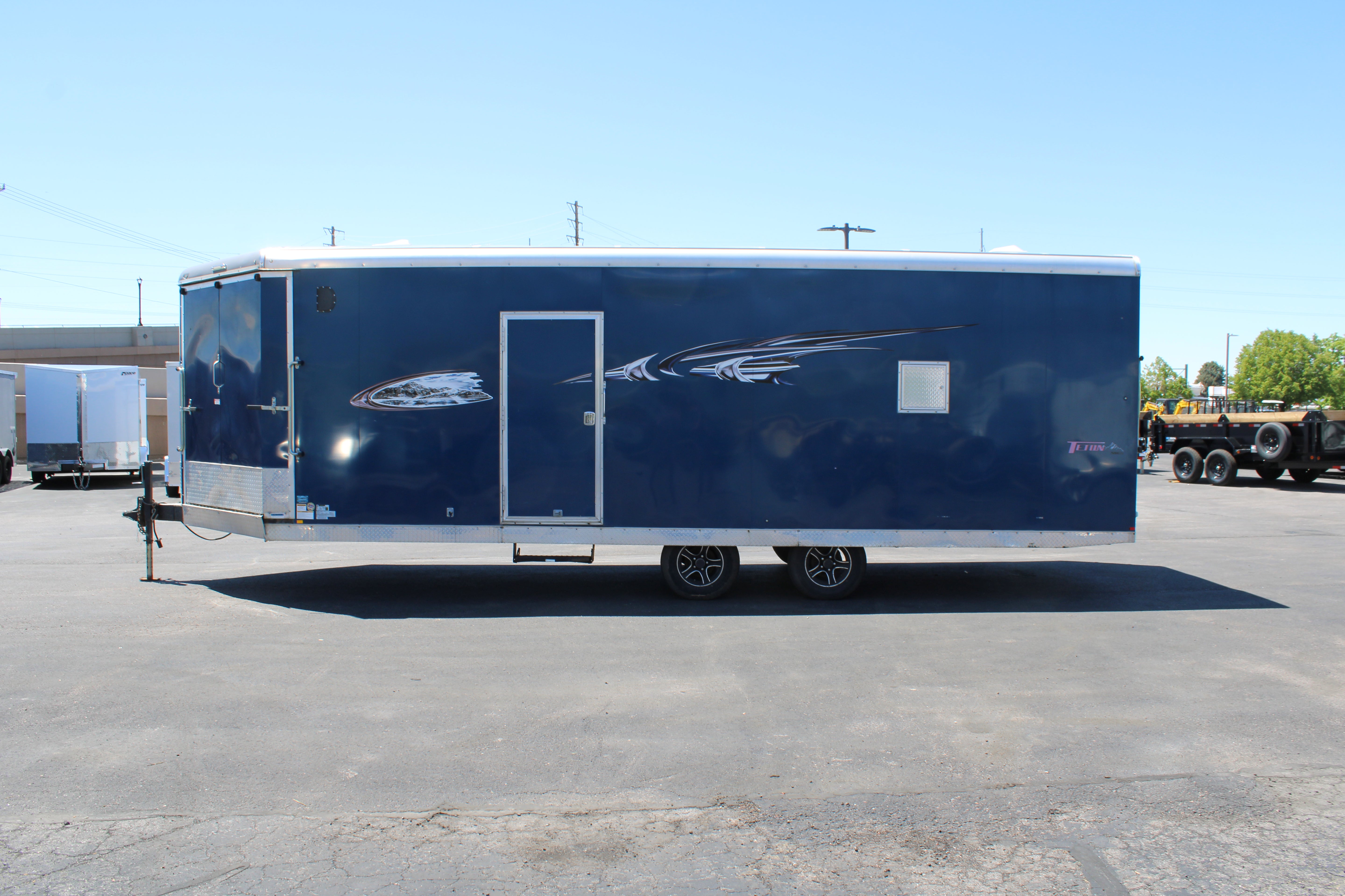 TETON 28' SNOWMOBILE TRAILER