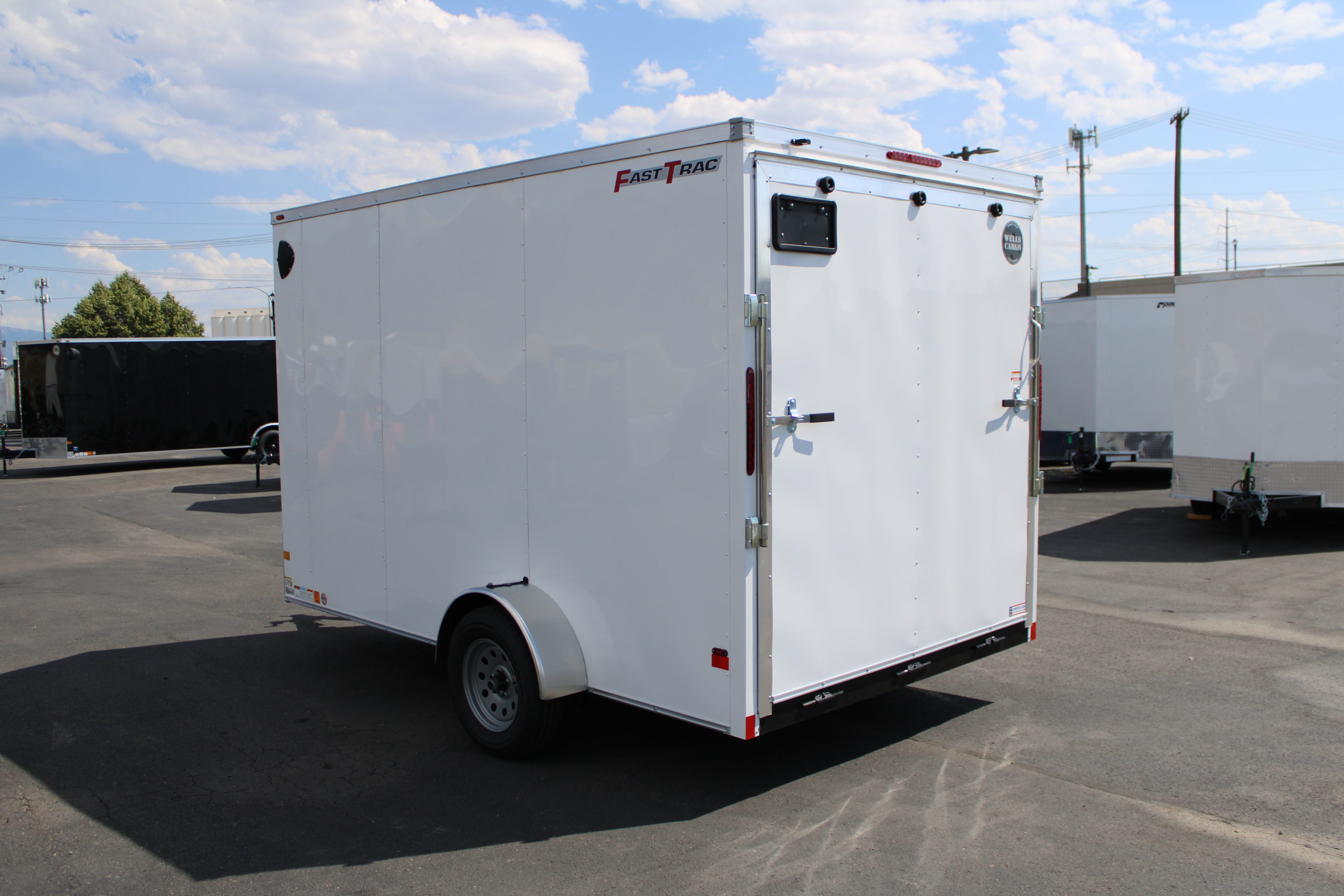2025 Wells Cargo 7 x 12 Deluxe Enclosed Trailer