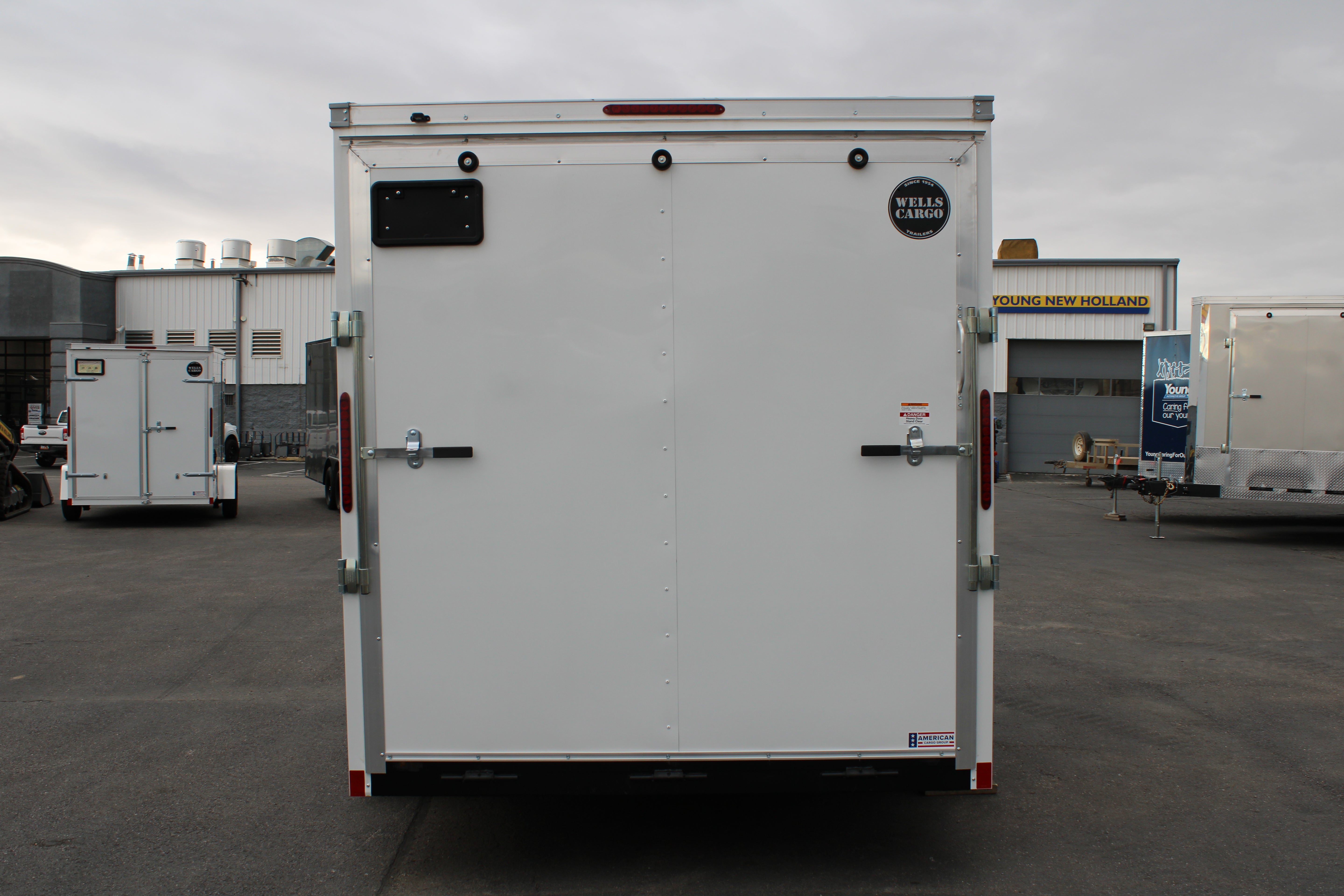 Wells Cargo 7 x 12 Deluxe Enclosed Trailer
