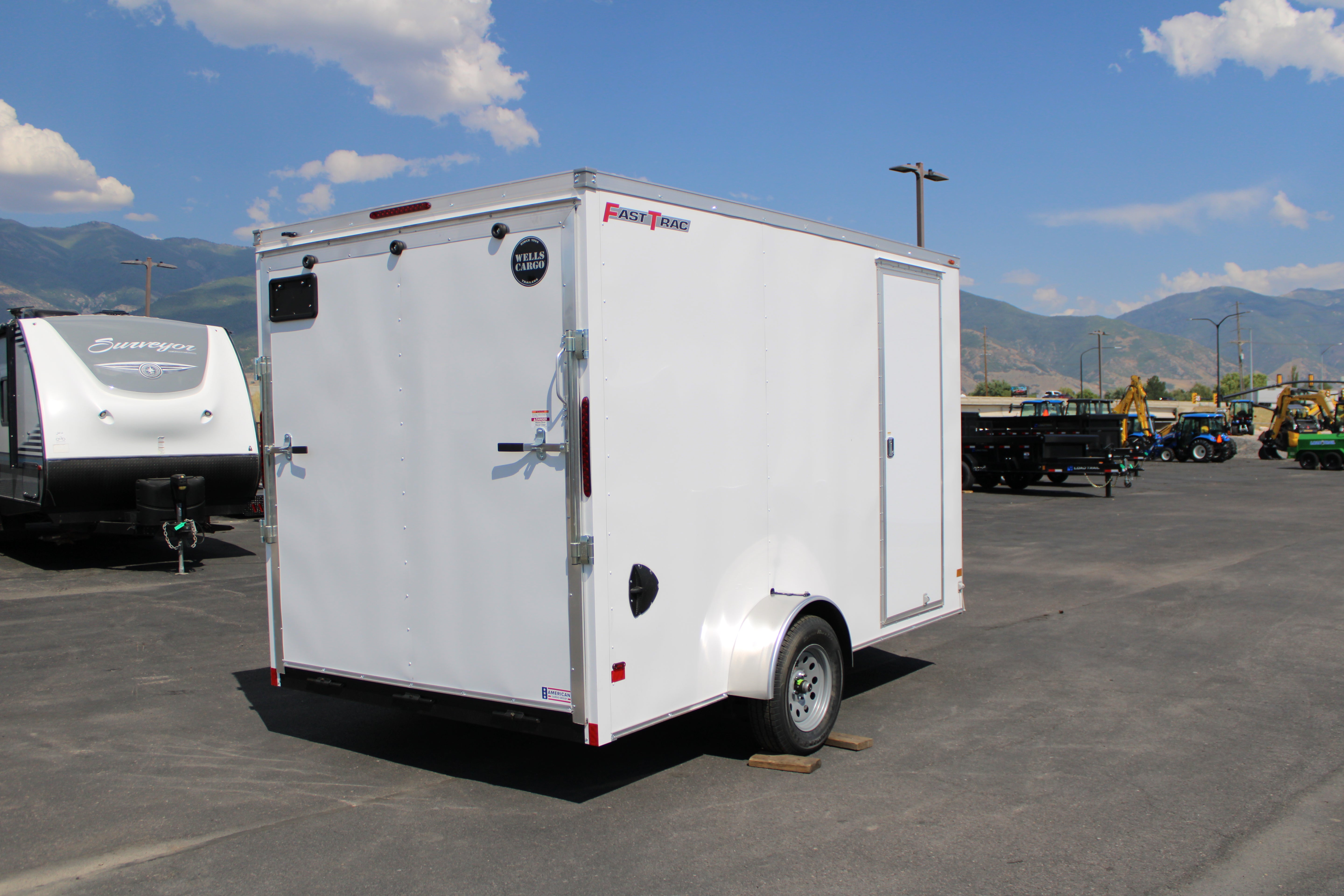 2025 Wells Cargo 7 x 12 Deluxe Enclosed Trailer