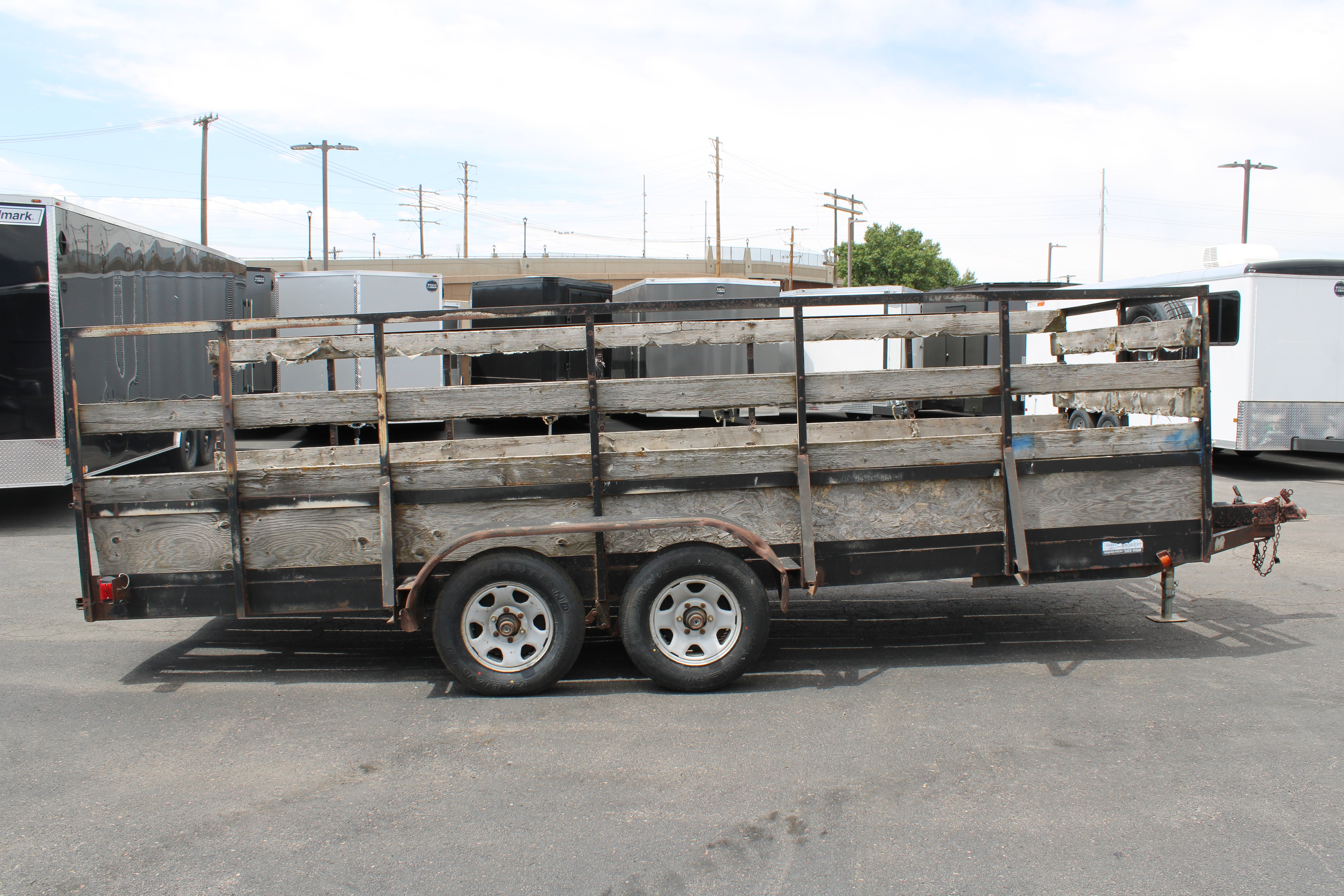 Used Flatbed Trailer High Side
