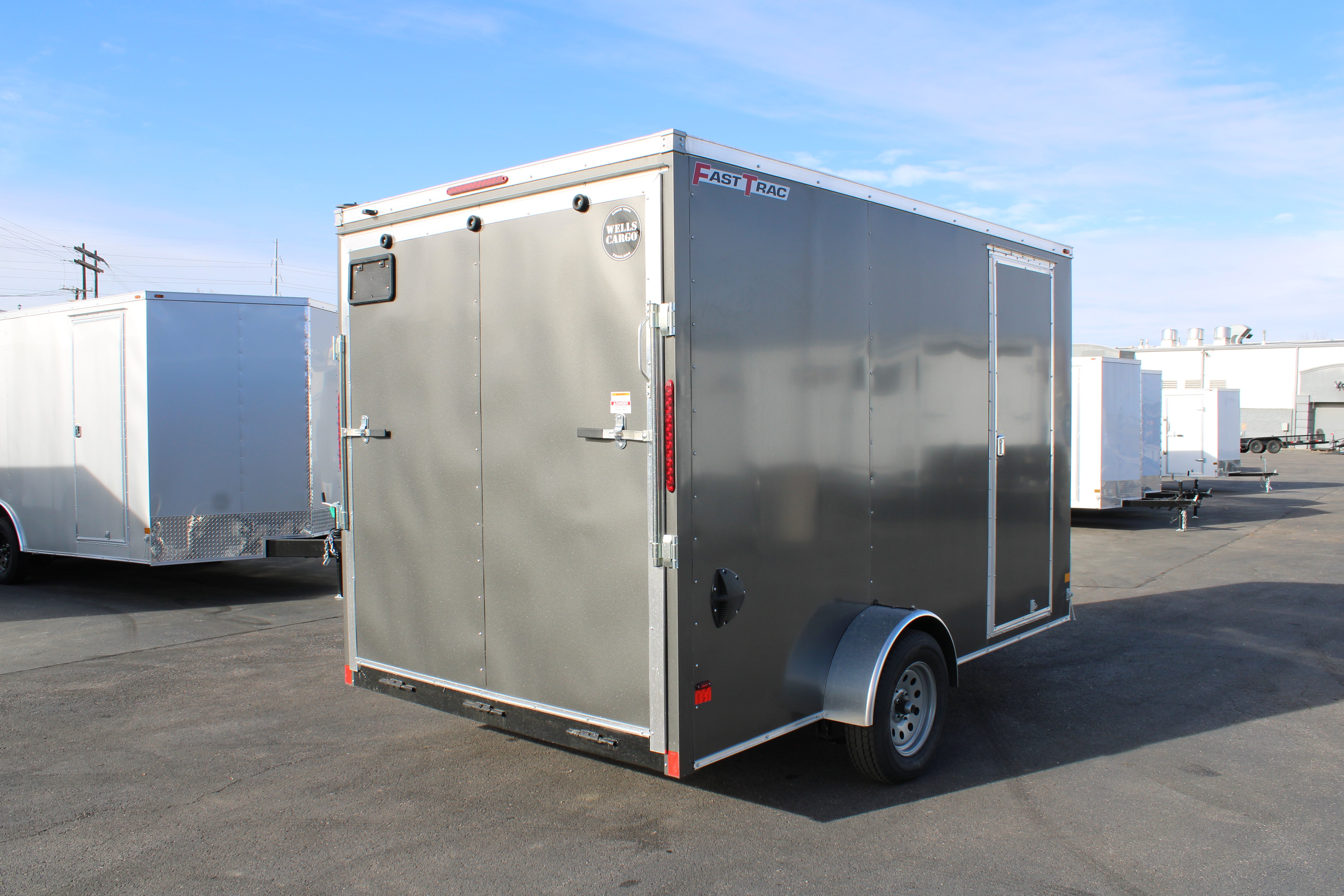 Wells Cargo 7 x 12 Deluxe Enclosed Trailer