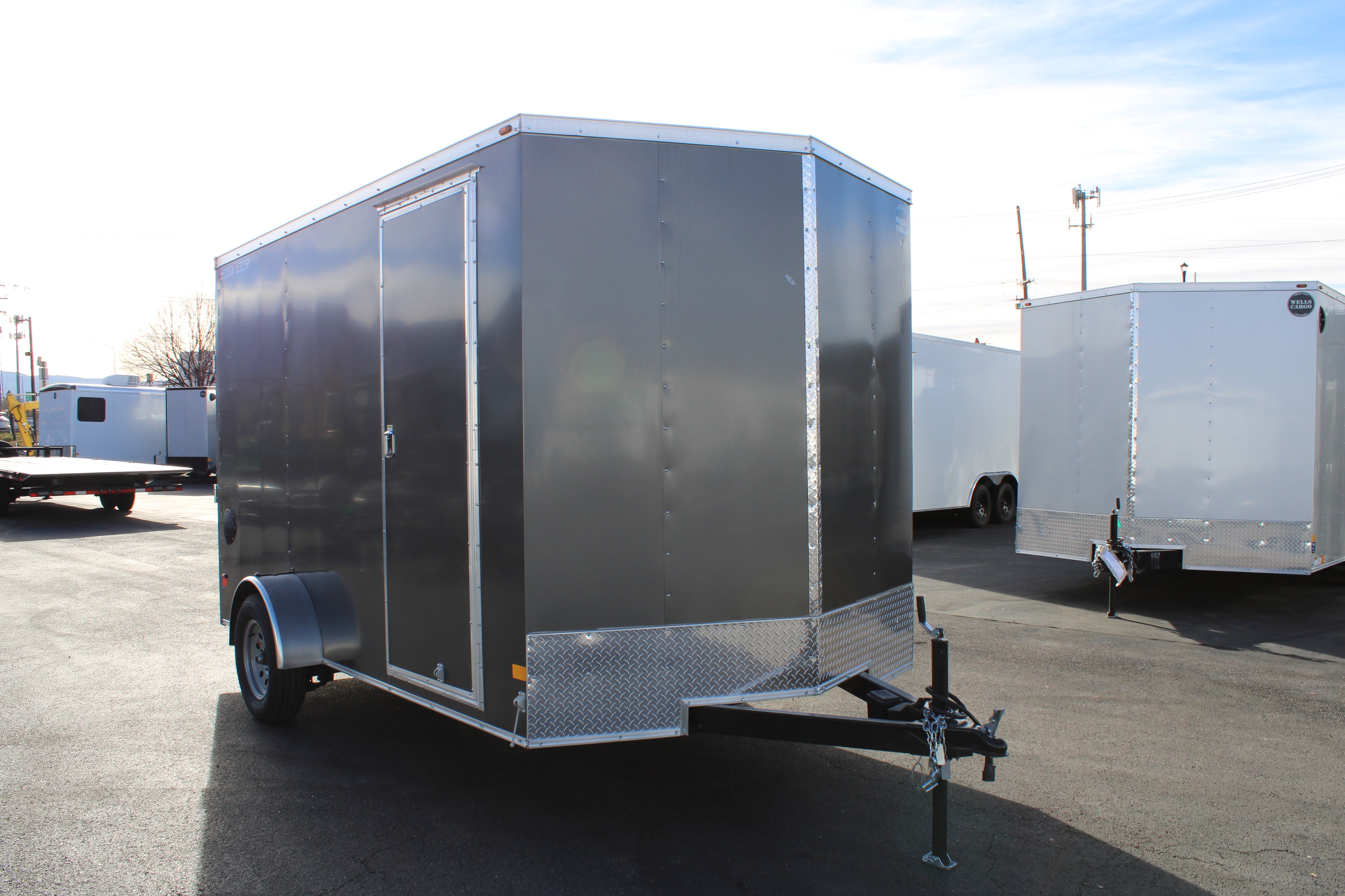 Wells Cargo 7 x 12 Deluxe Enclosed Trailer