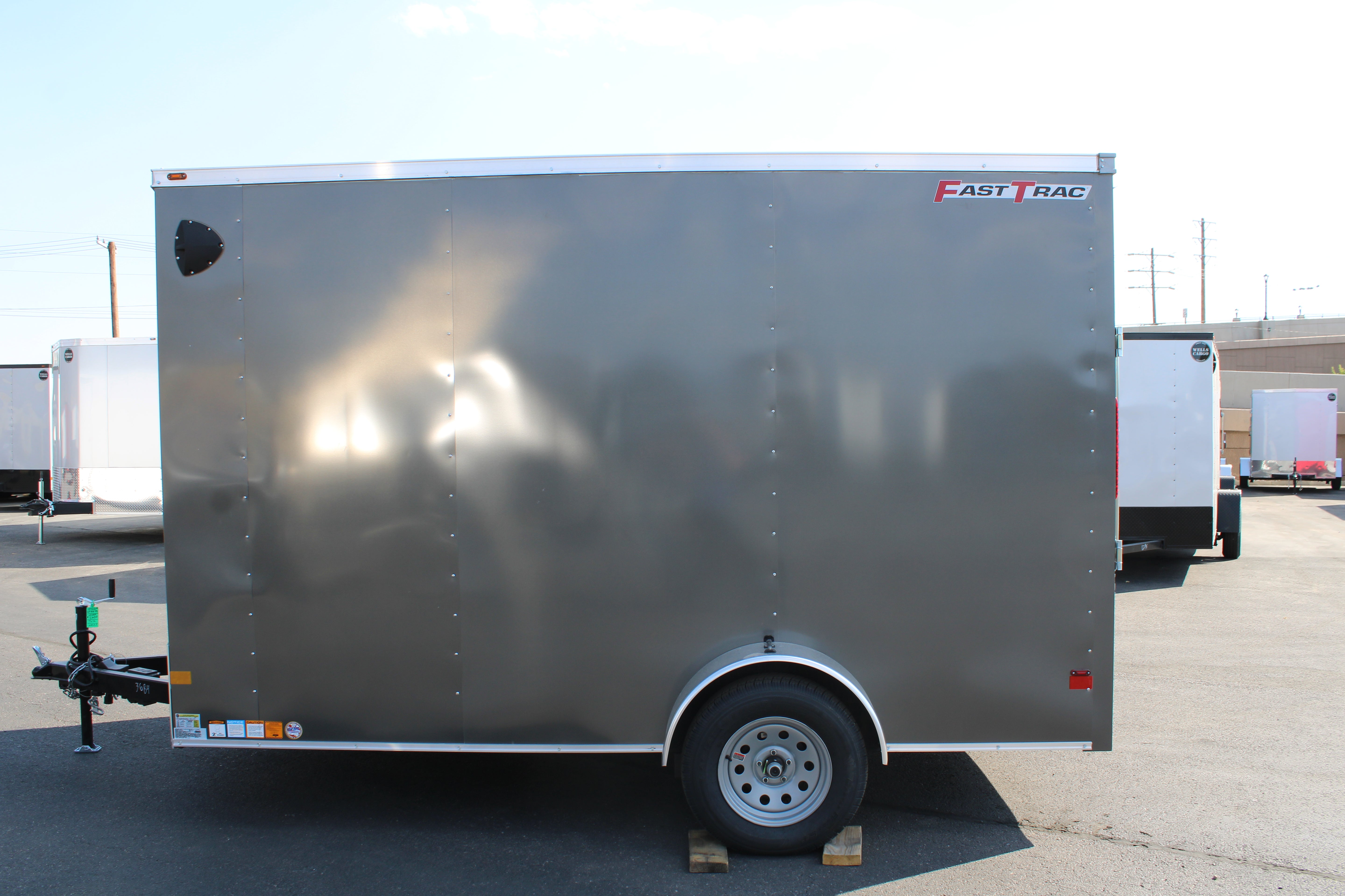 2025 Wells Cargo 7 x 12 Deluxe Enclosed Trailer
