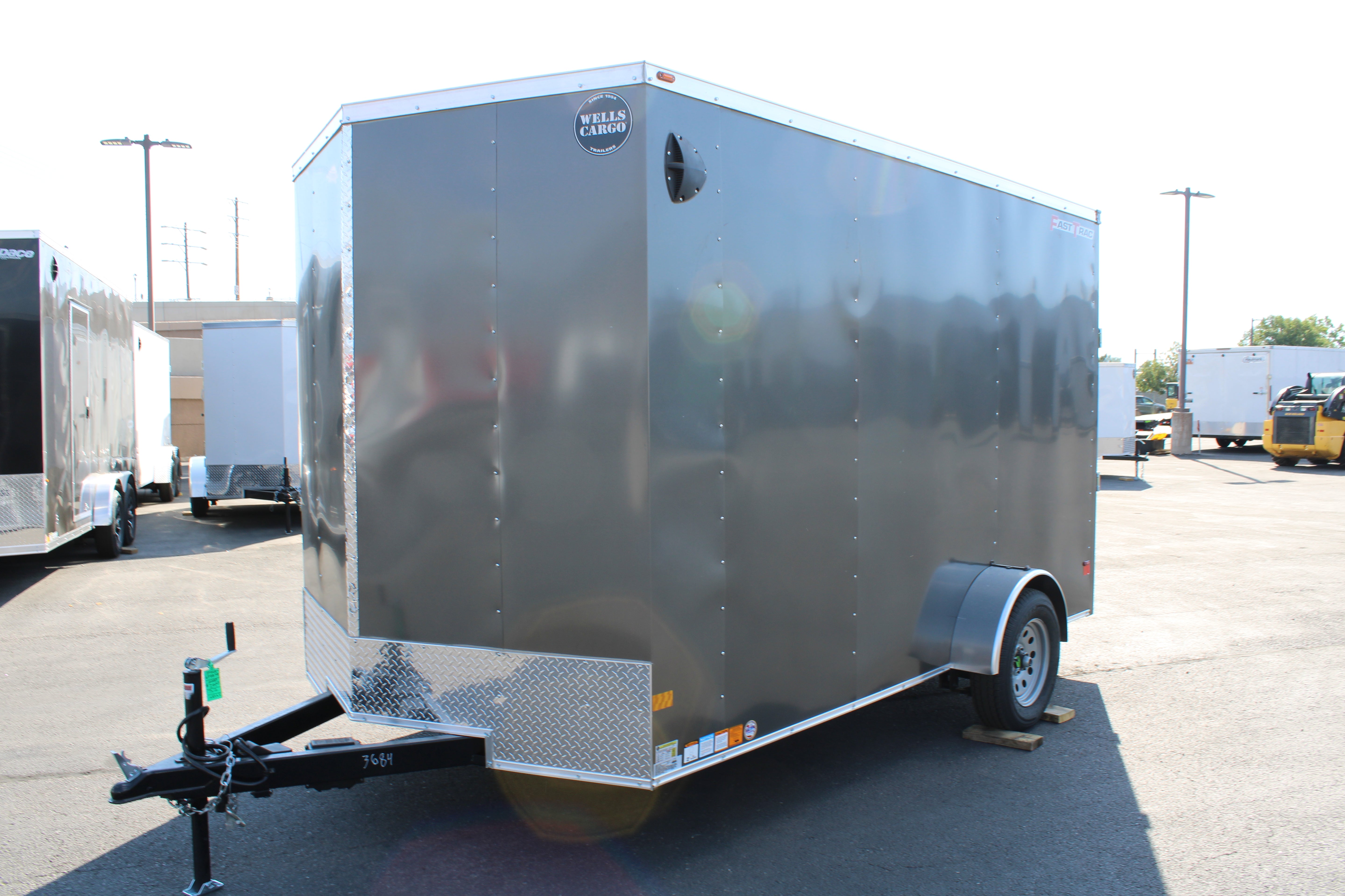 2025 Wells Cargo 7 x 12 Deluxe Enclosed Trailer