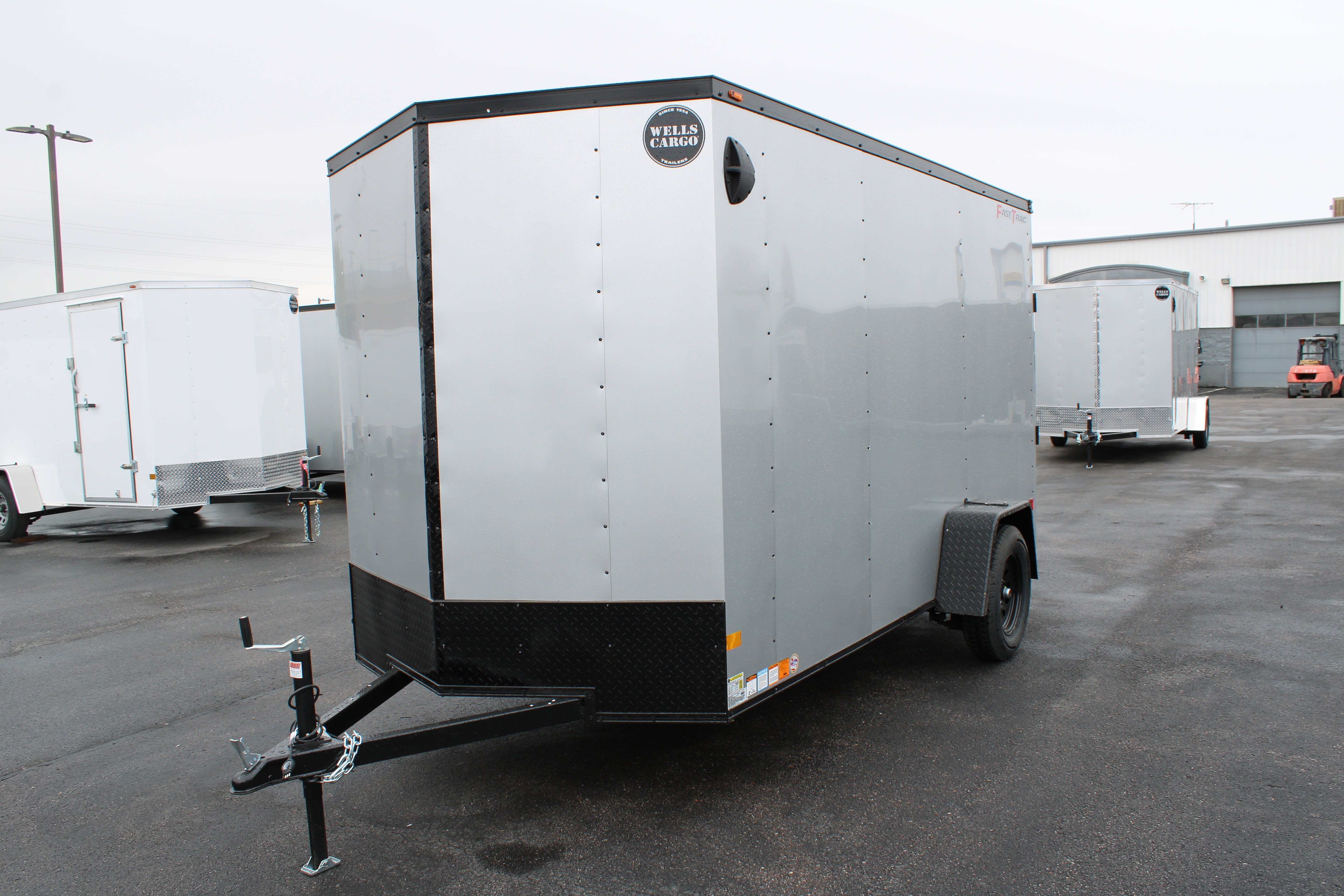 2025 Wells Cargo 6 x 12 Deluxe Enclosed Trailer