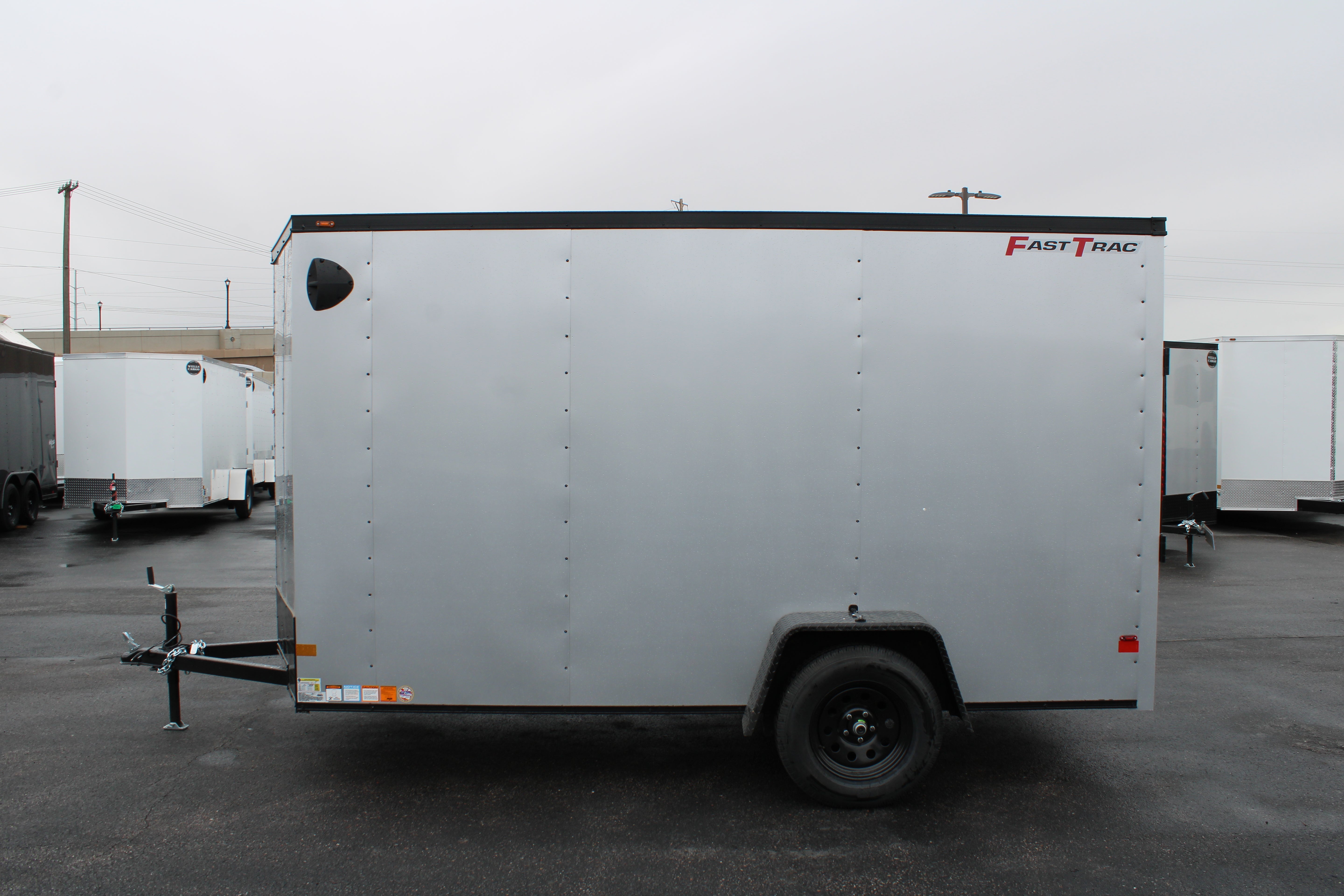 2025 Wells Cargo 6 x 12 Deluxe Enclosed Trailer