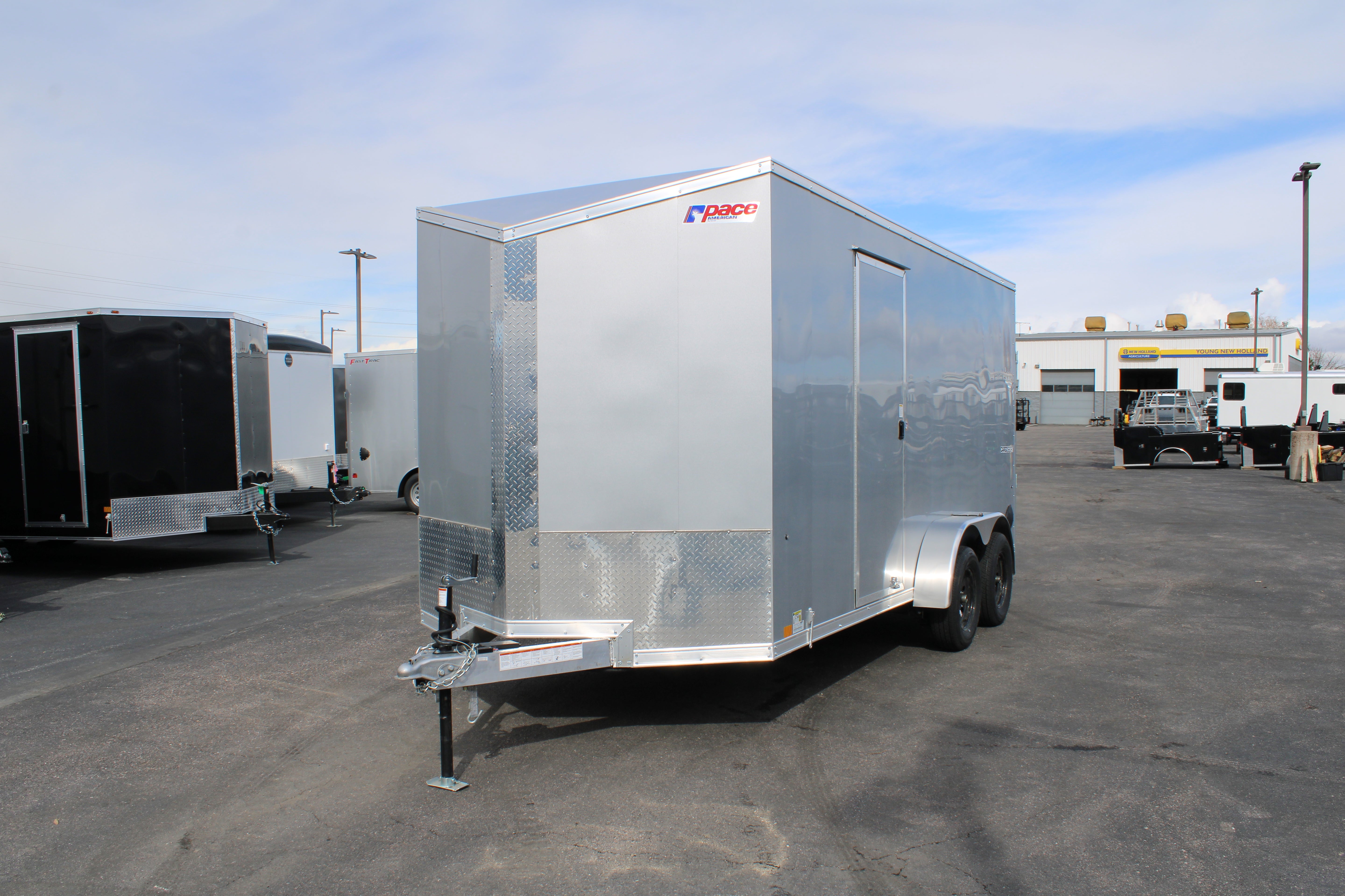 All Aluminum Pace 7 x 16 Enclosed Trailer