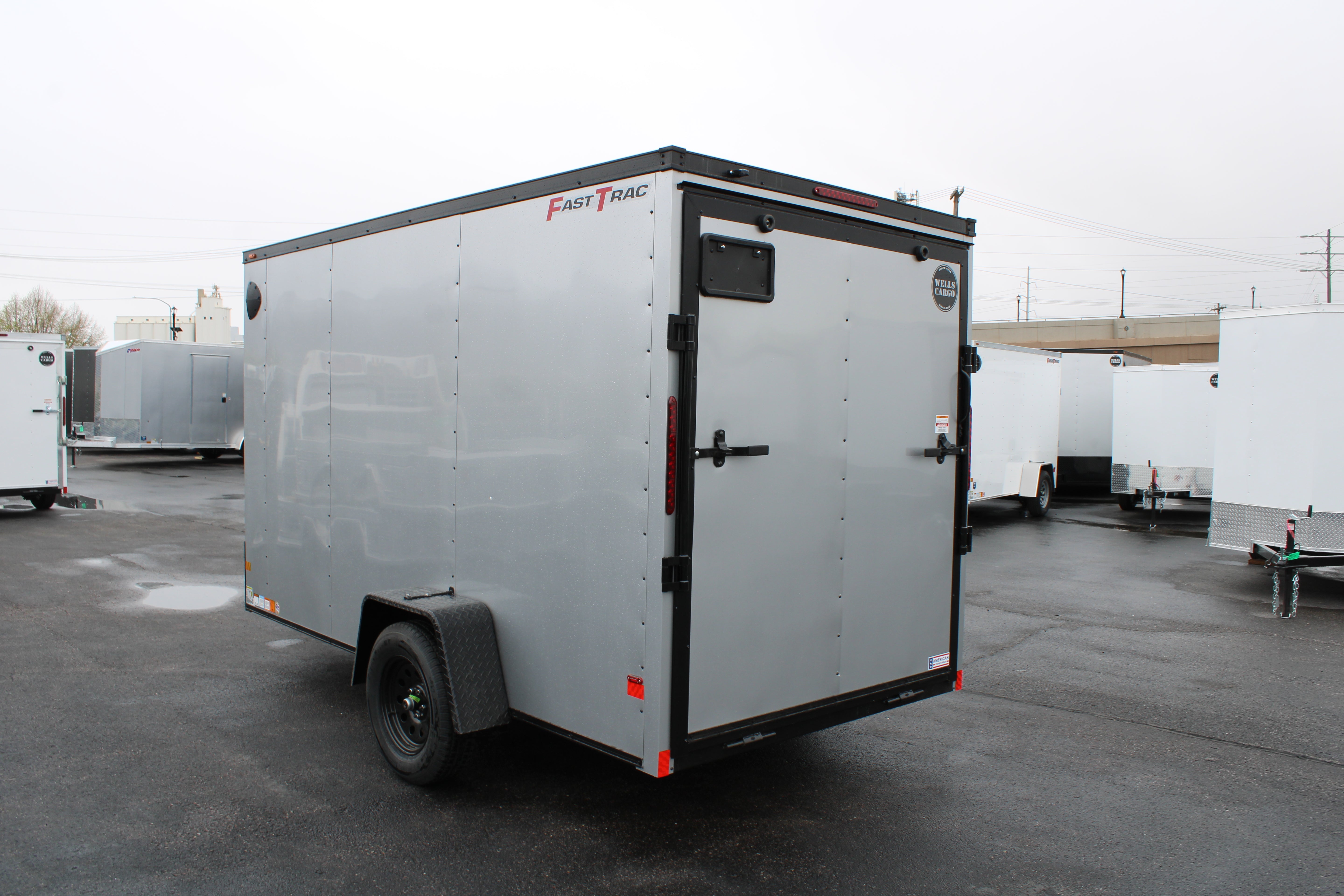 2025 Wells Cargo 6 x 12 Deluxe Enclosed Trailer
