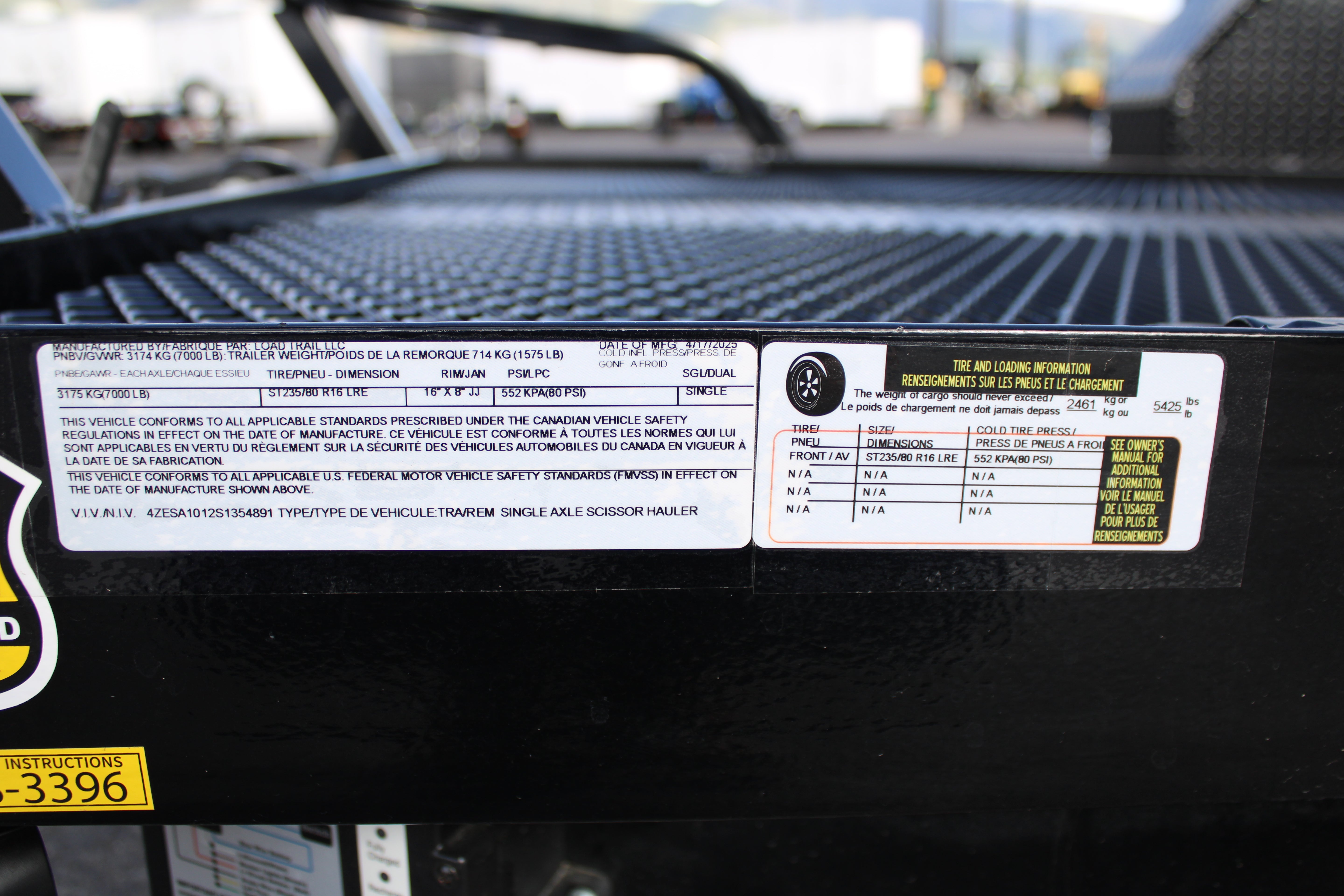 2025 Load Trail 5 x 10 Scissor Hauler