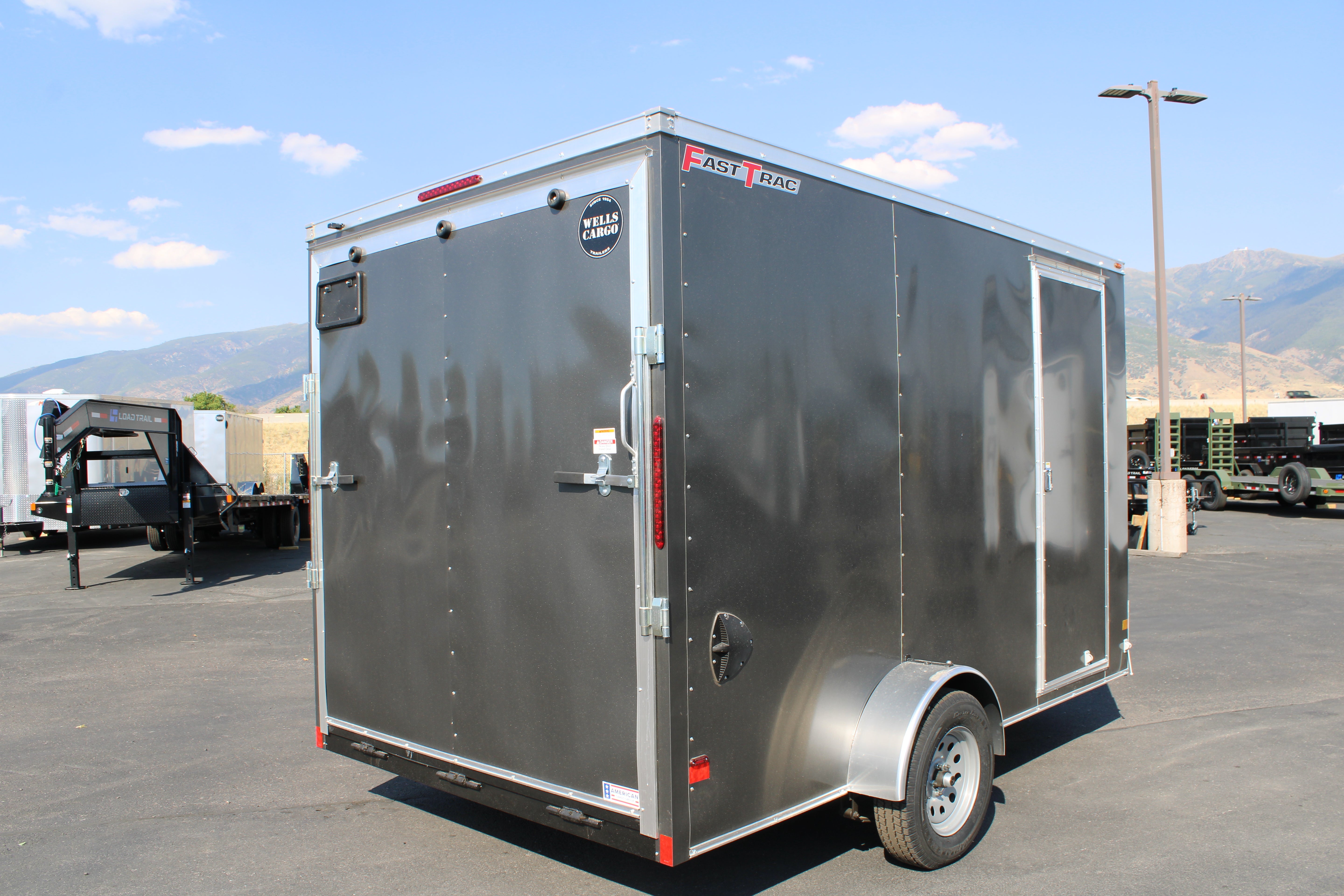 2025 Wells Cargo 7 x 12 Deluxe Enclosed Trailer