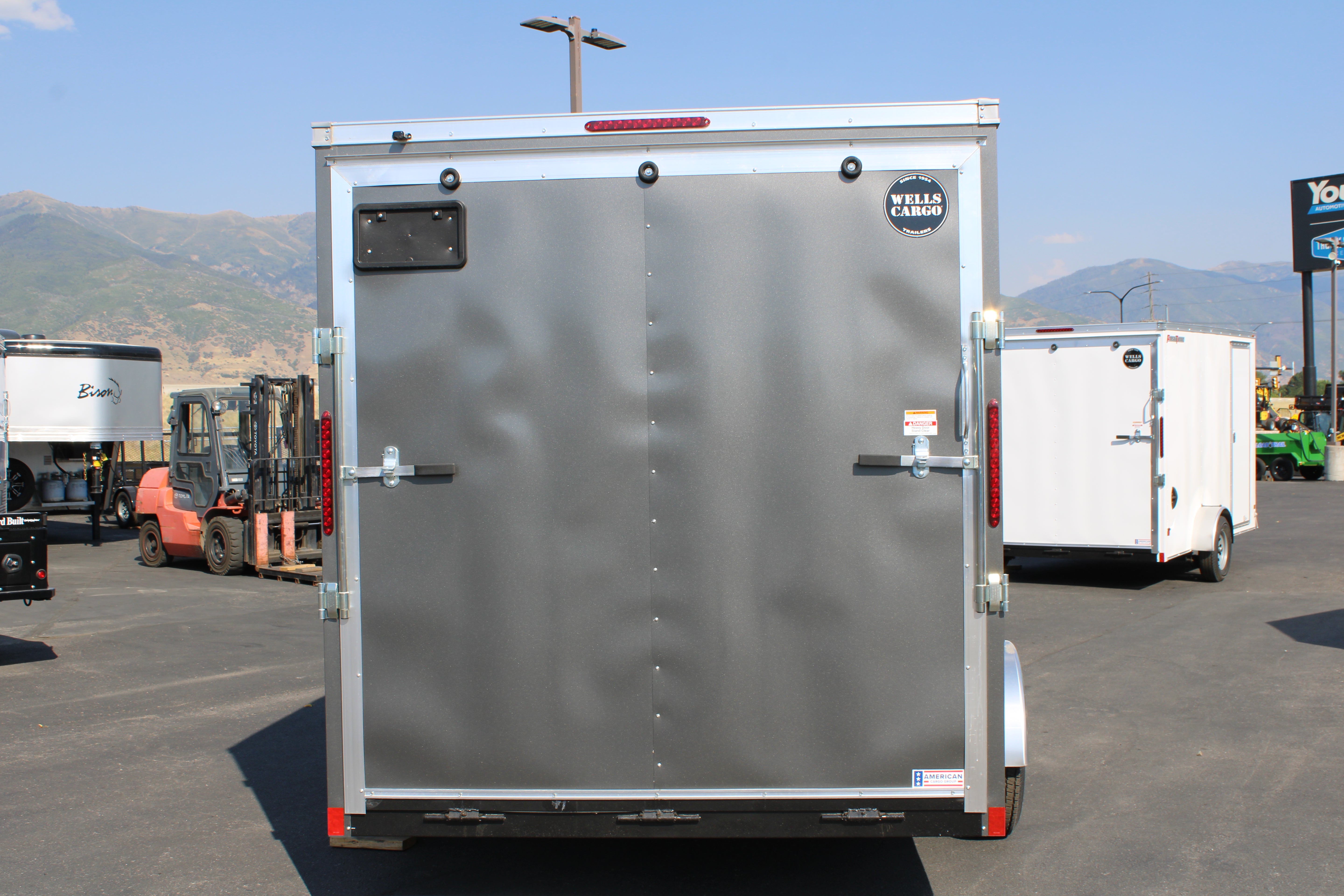 2025 Wells Cargo 7 x 12 Deluxe Enclosed Trailer