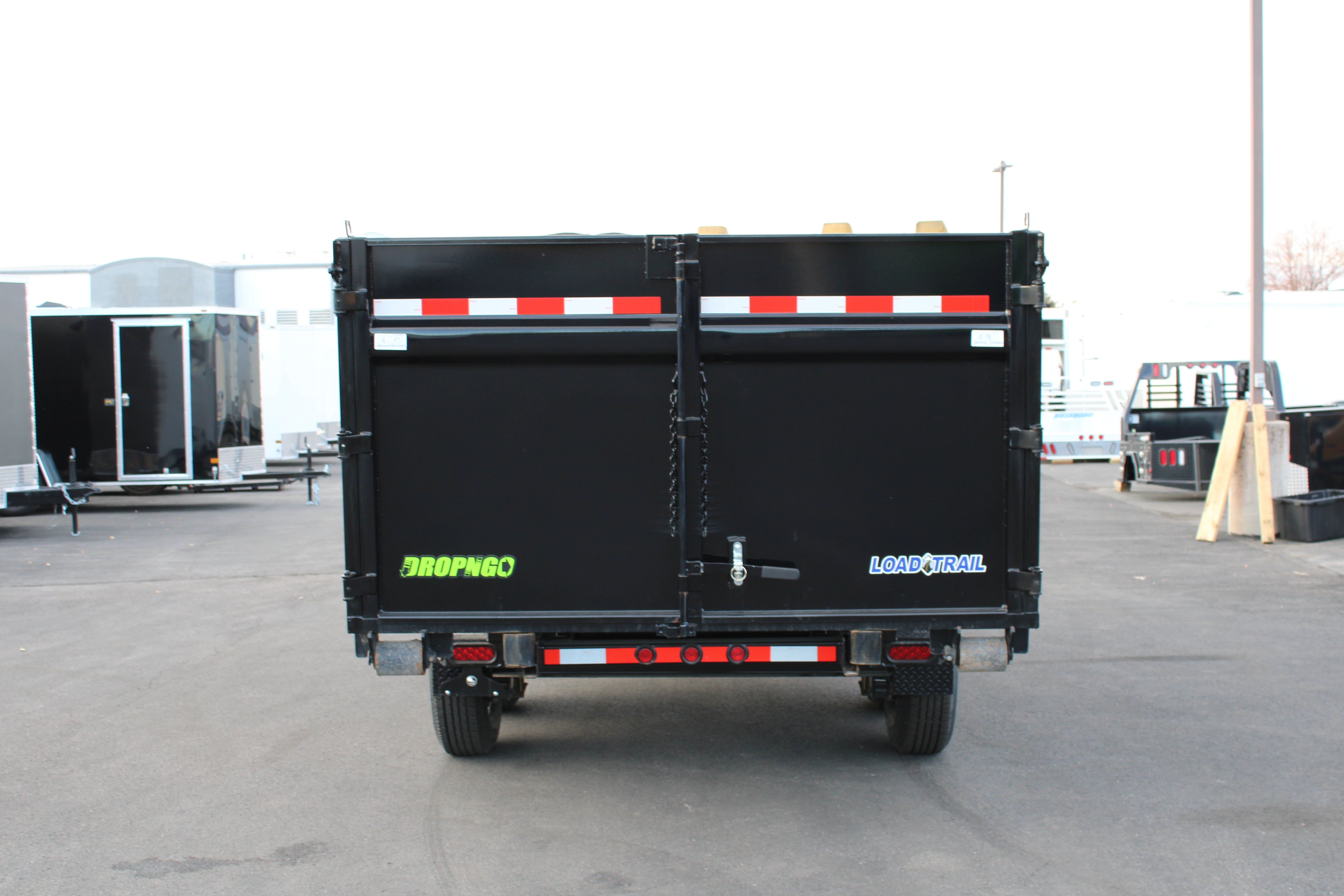 Load Trail 83" x 14' Gooseneck Trailer drop and go chassis