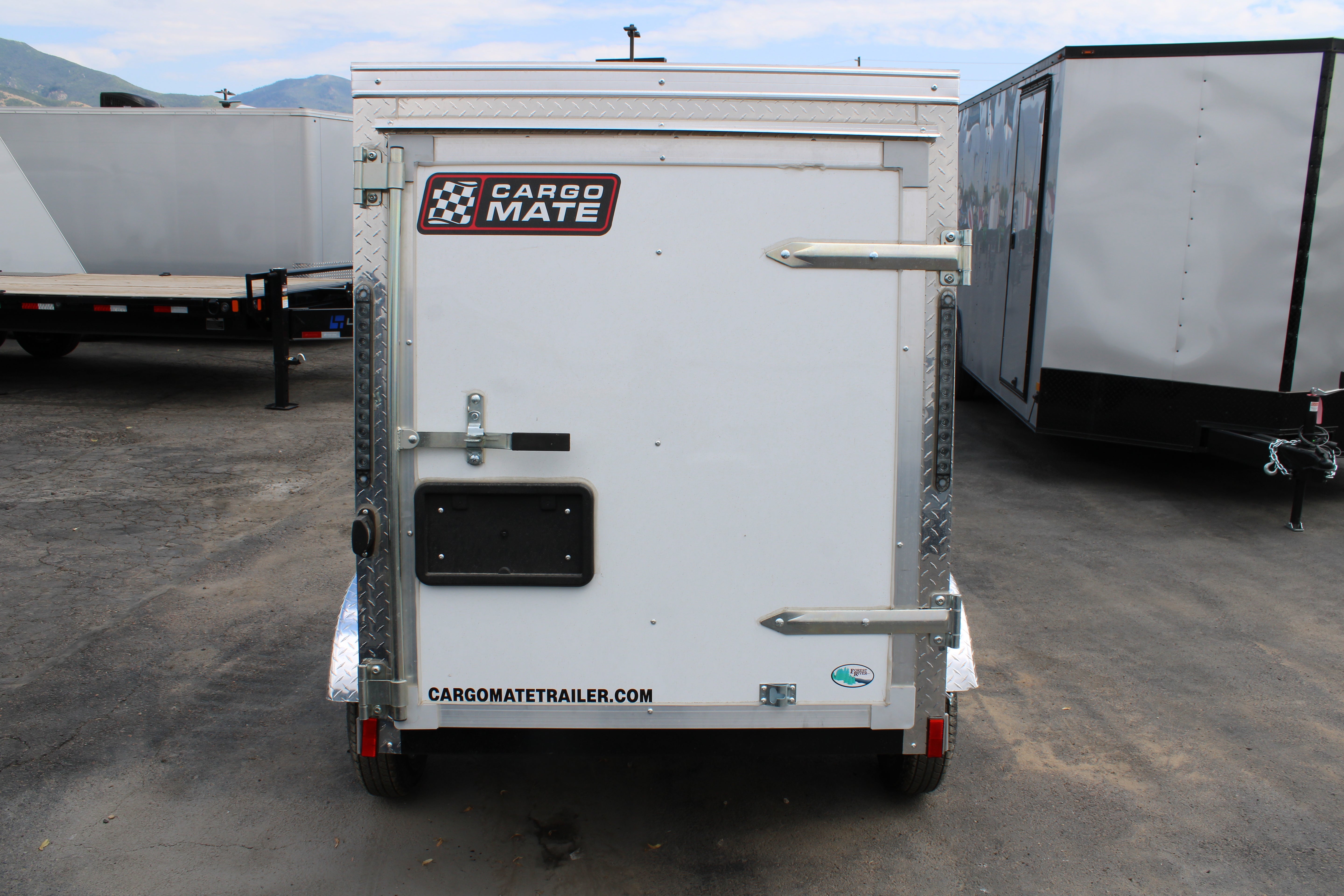 2026 Cargo Mate 4 x 6 Cargo Trailer W/ Single Swing Door