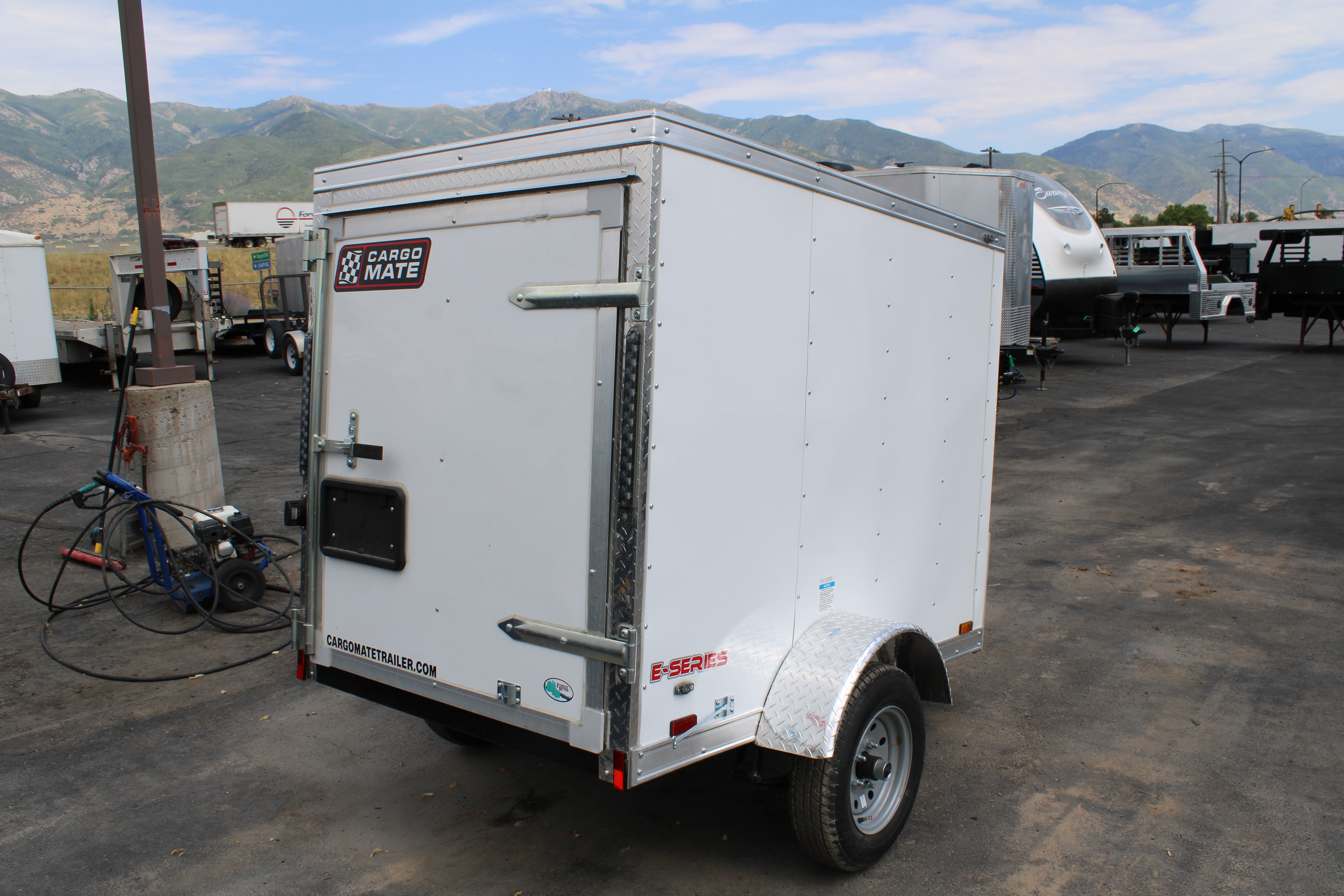 2026 Cargo Mate 4 x 6 Cargo Trailer W/ Single Swing Door