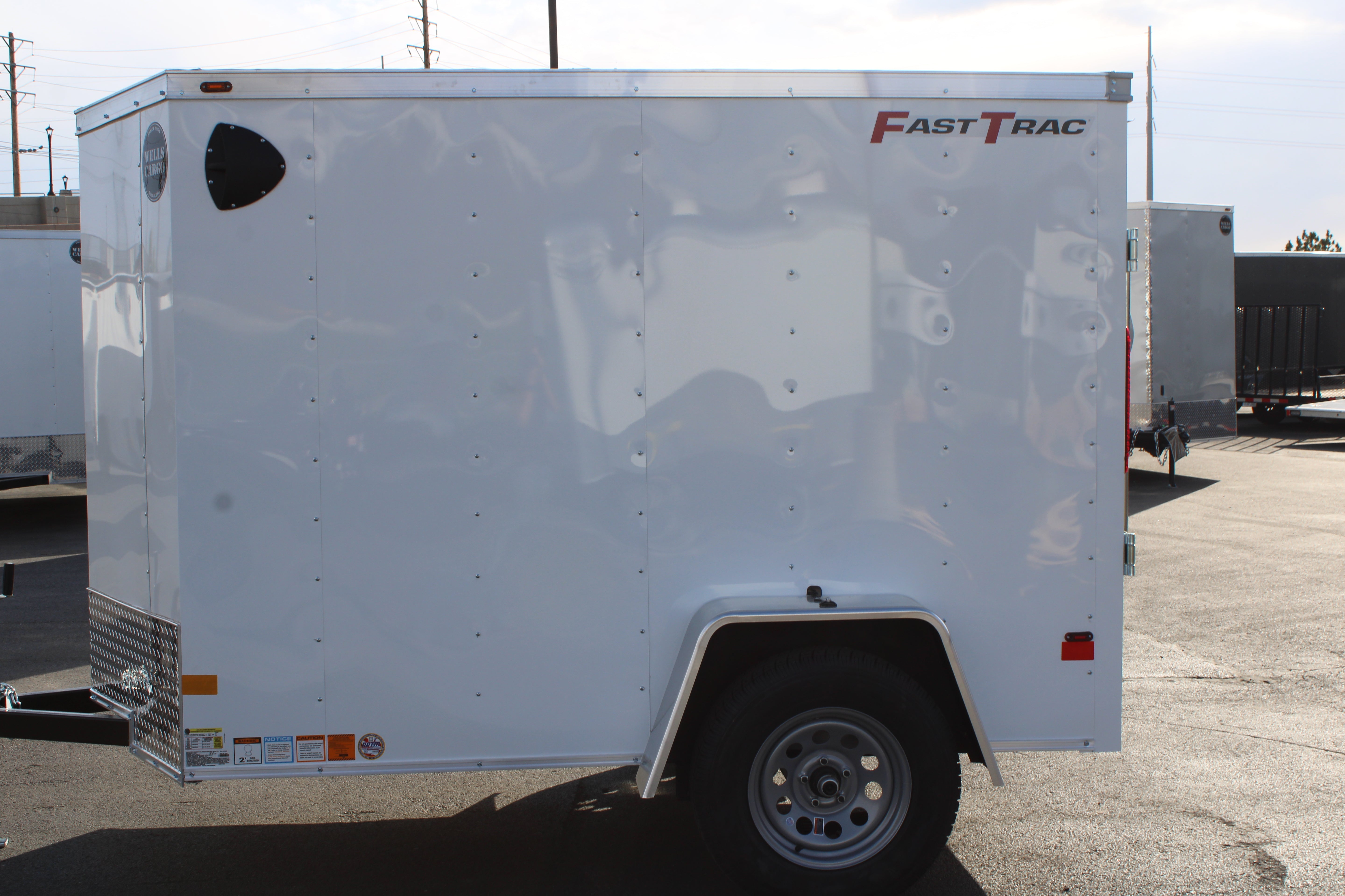 2025 Wells Cargo 5 x 8 Enclosed Trailer W/ Barn Door