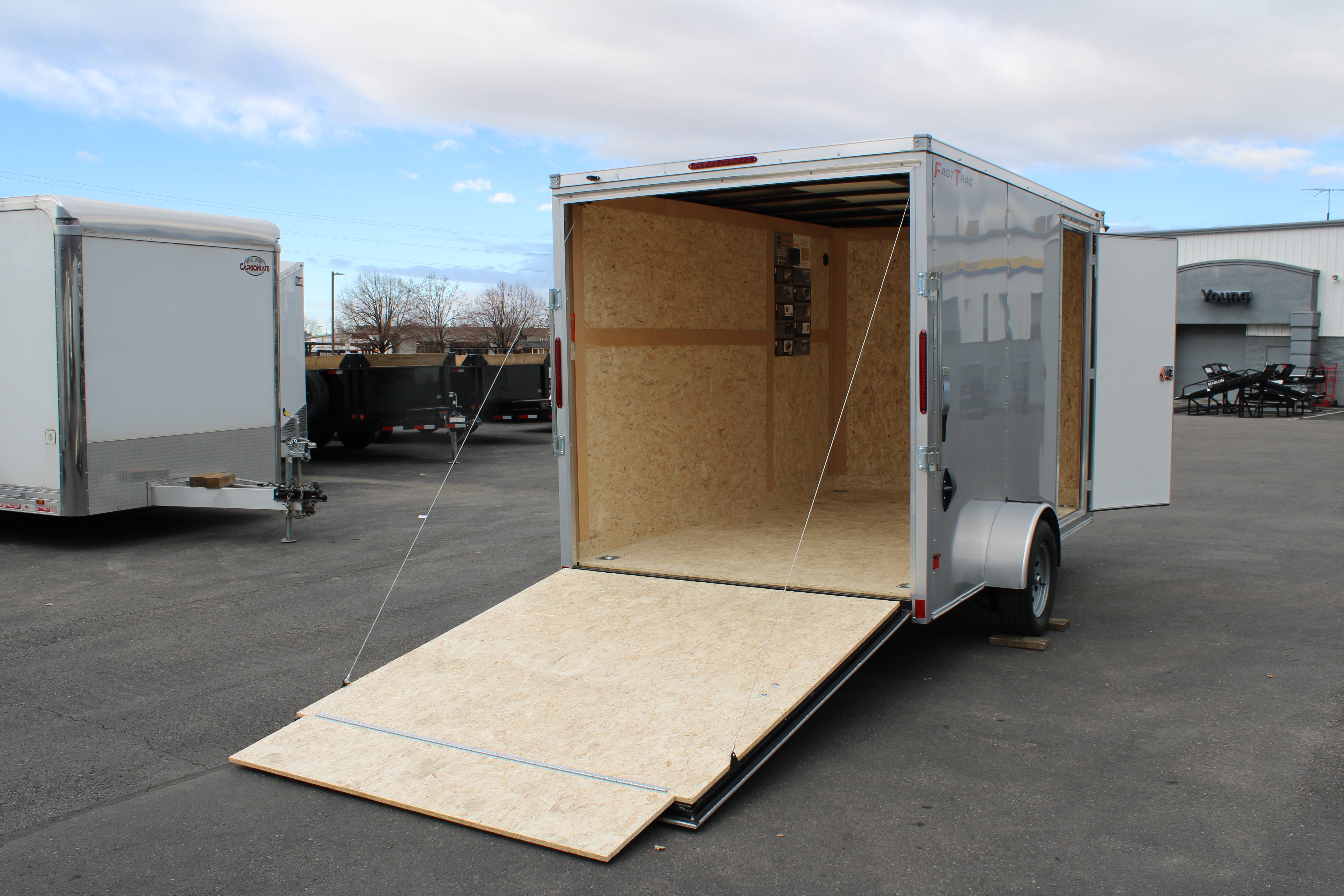 Wells Cargo 7x12 Deluxe Enclosed Trailer