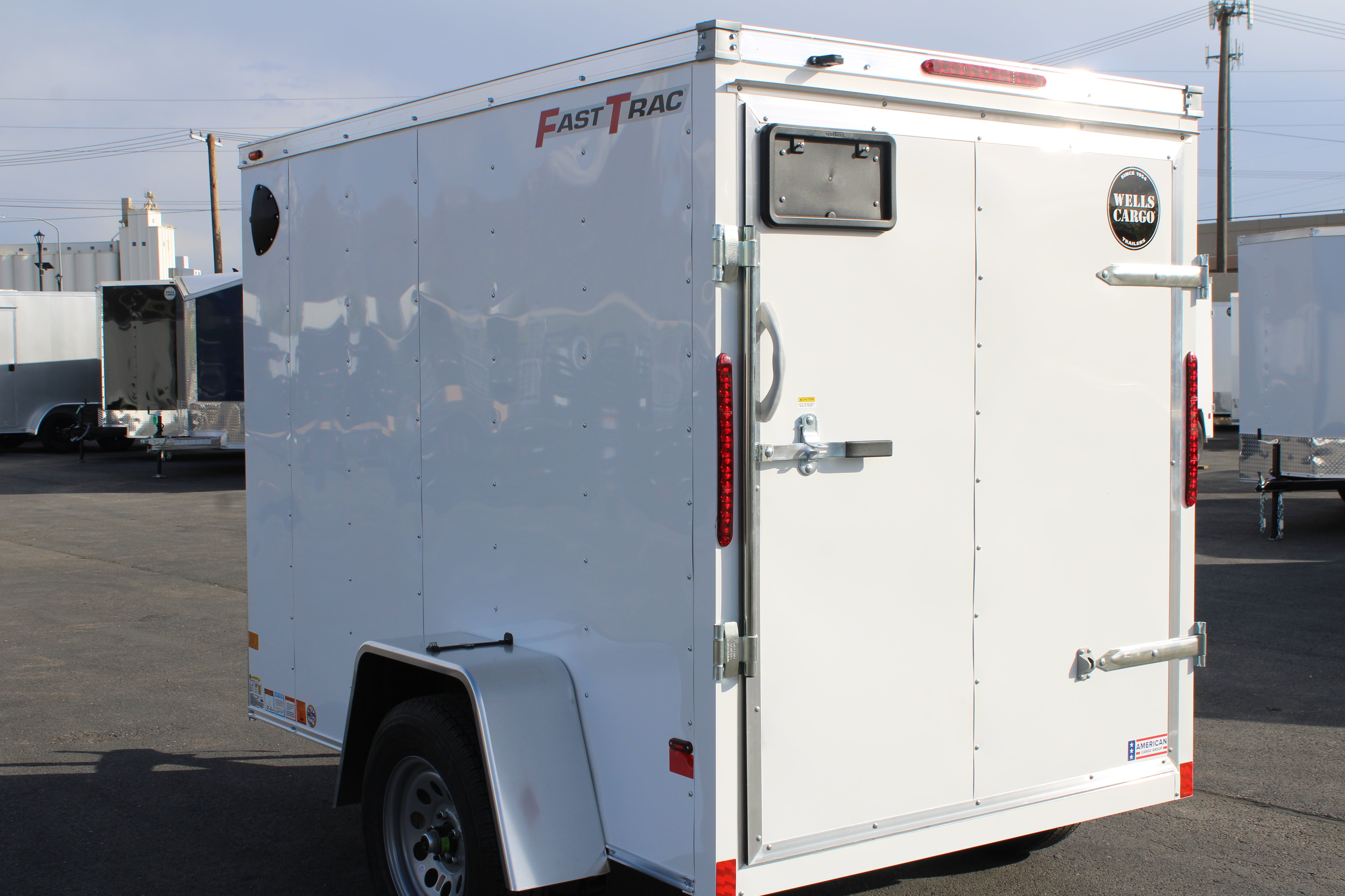 2025 Wells Cargo 5 x 8 Enclosed Trailer W/ Barn Door