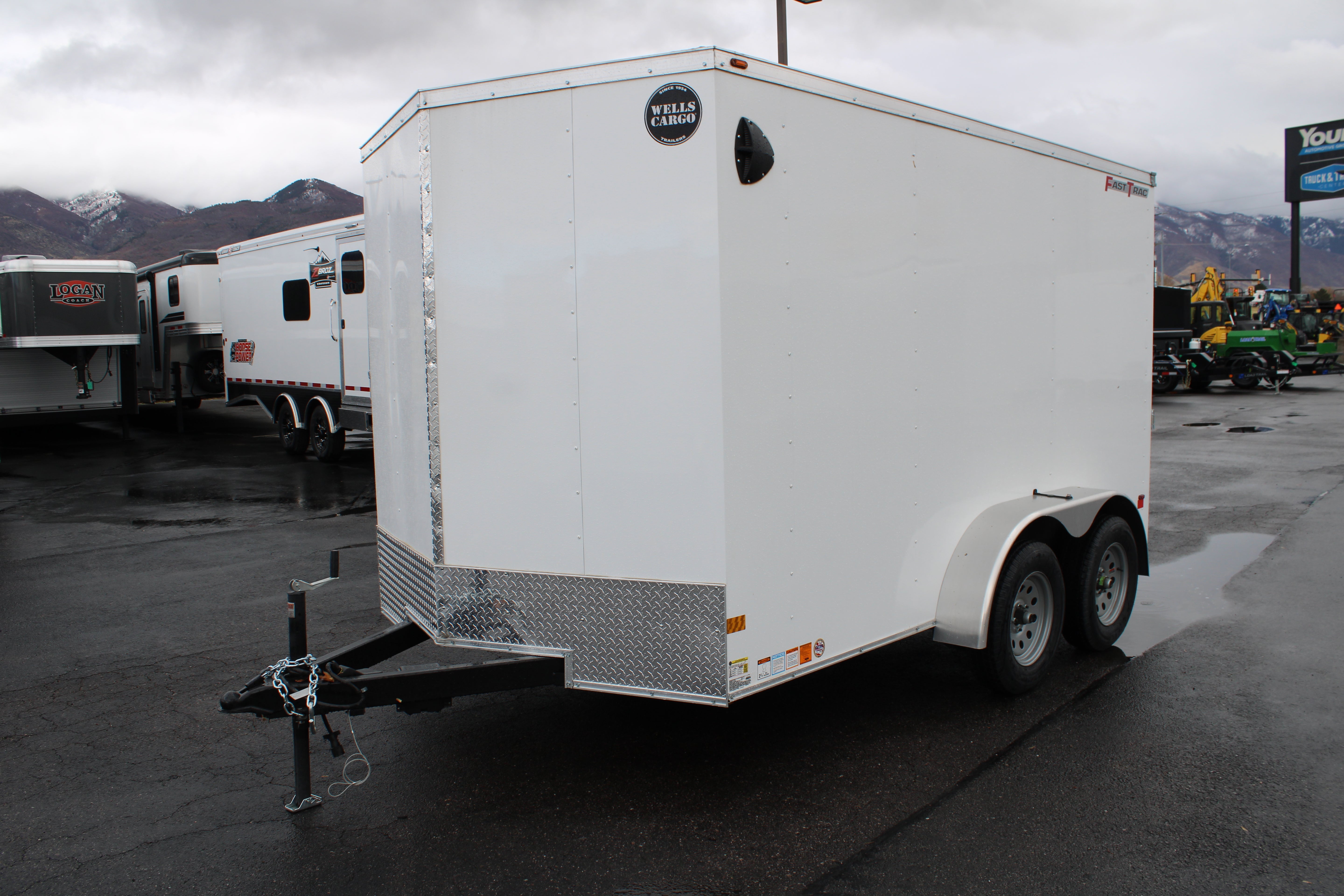 Wells Cargo 7 x 12 Deluxe Enclosed Trailer