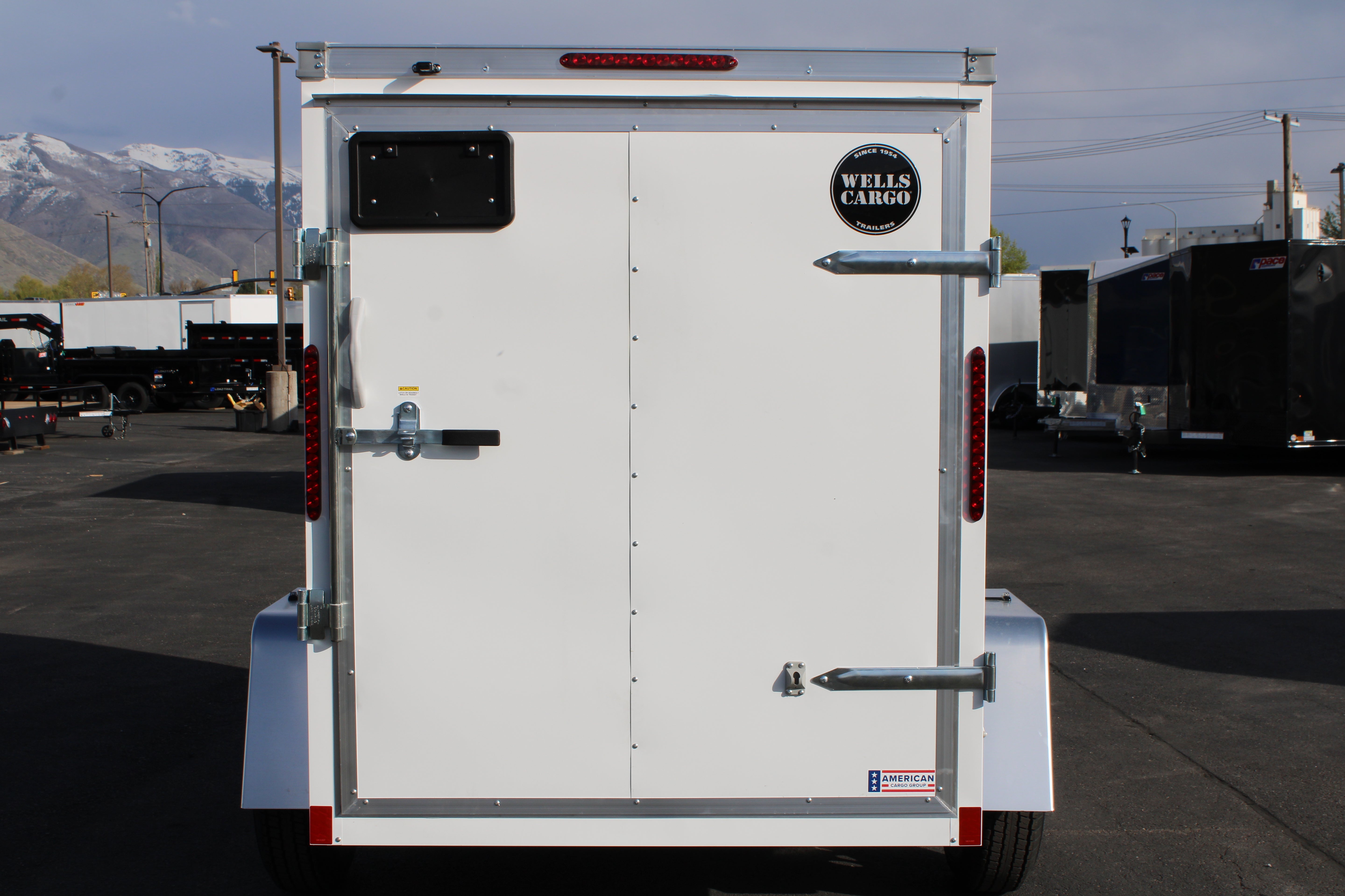 2025 Wells Cargo 5 x 8 Enclosed Trailer W/ Barn Door