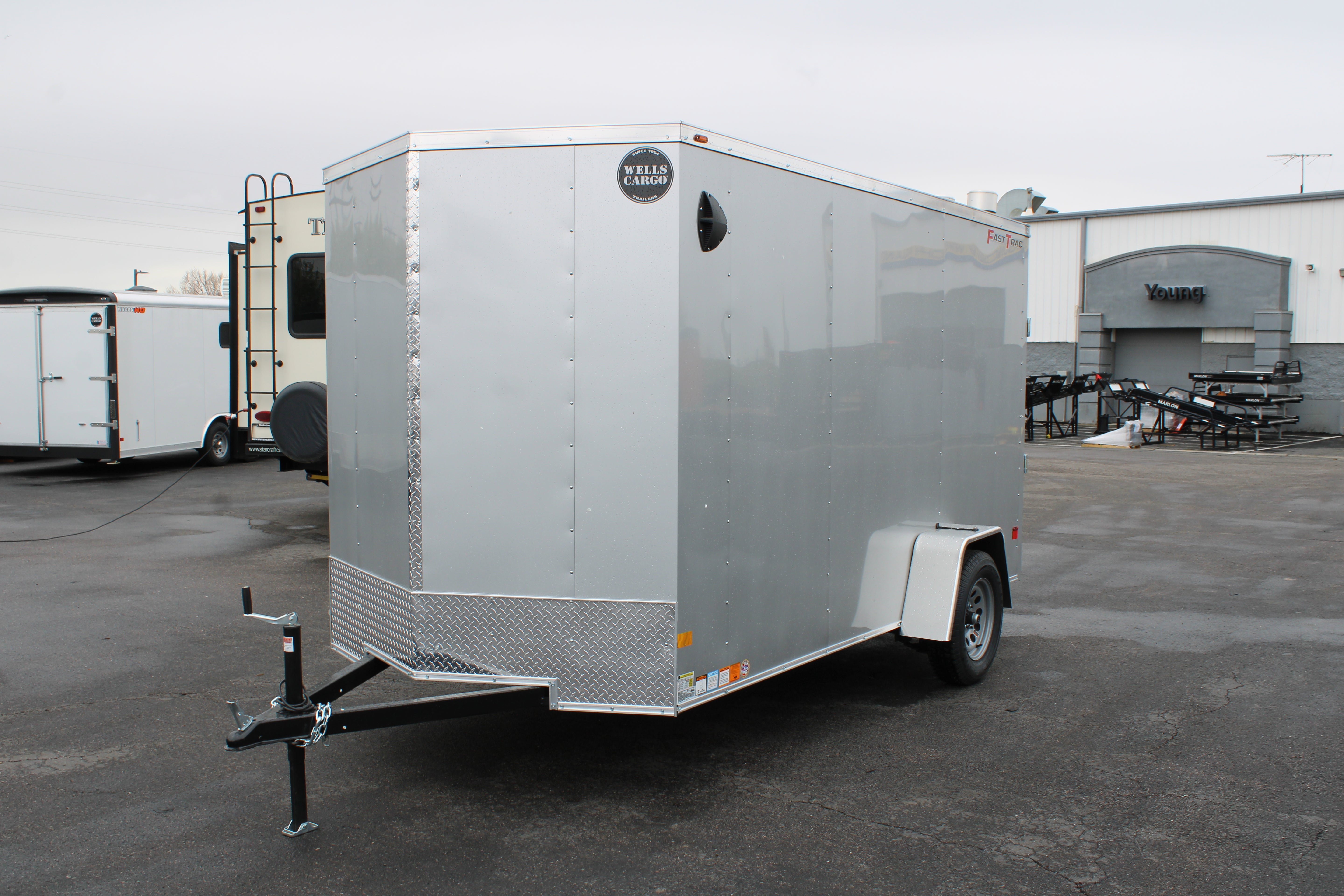 2025 Wells Cargo 6 x 12 Deluxe Enclosed Trailer